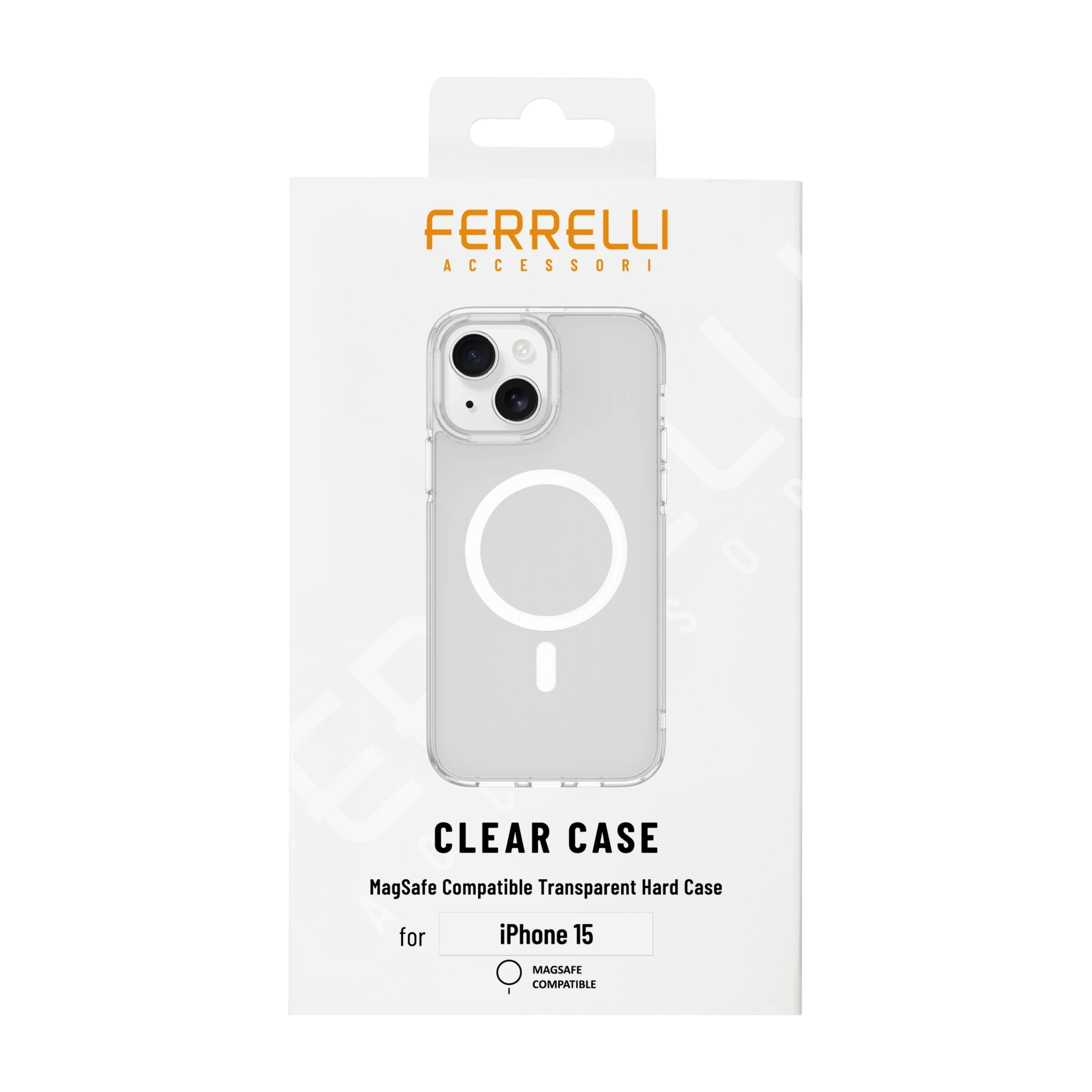 Ferrelli iPhone 15 magnetisk, gennemsigtigt cover billede 4