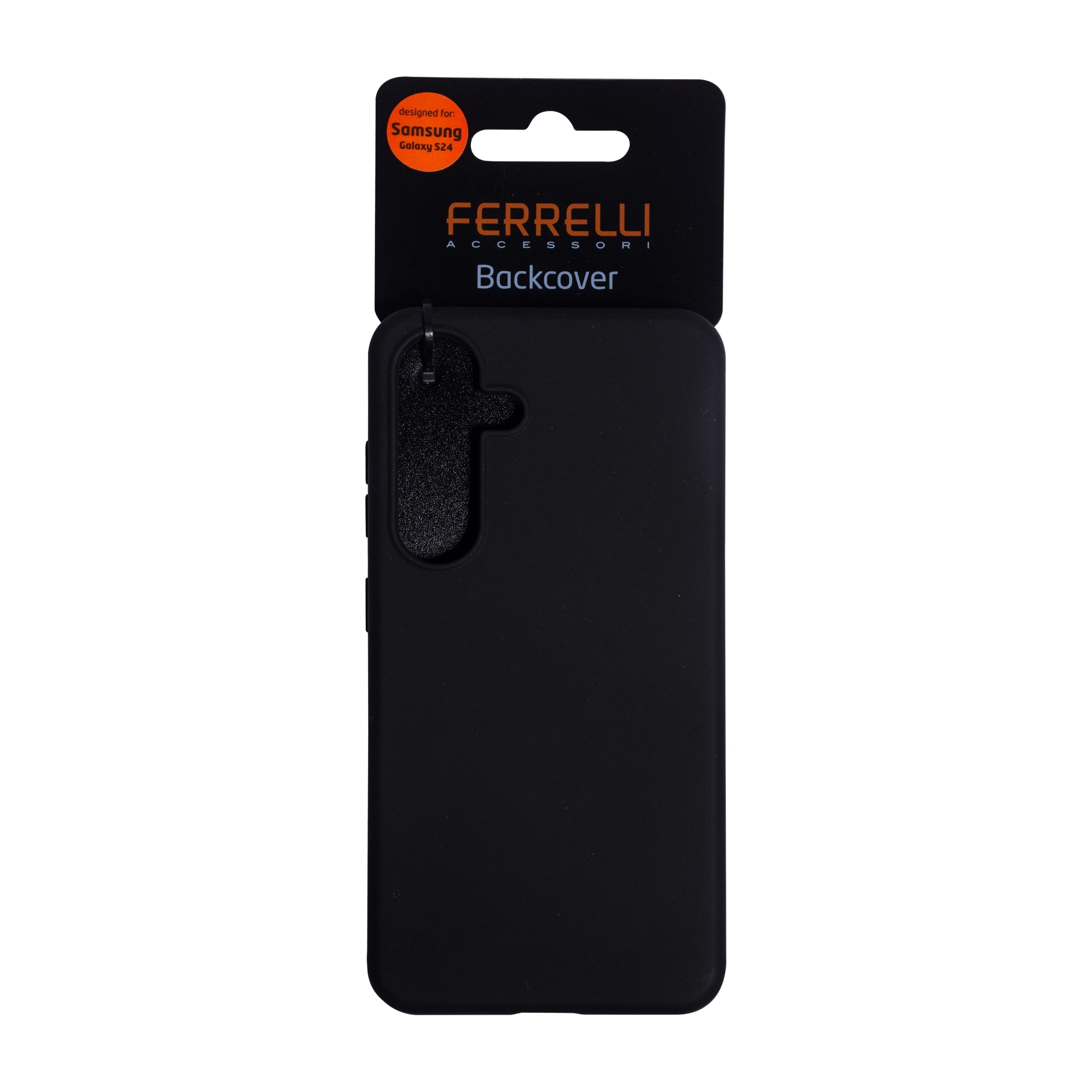 Ferrelli Samsung Galaxy S24 Liquid silikone-cover, sort billede 4