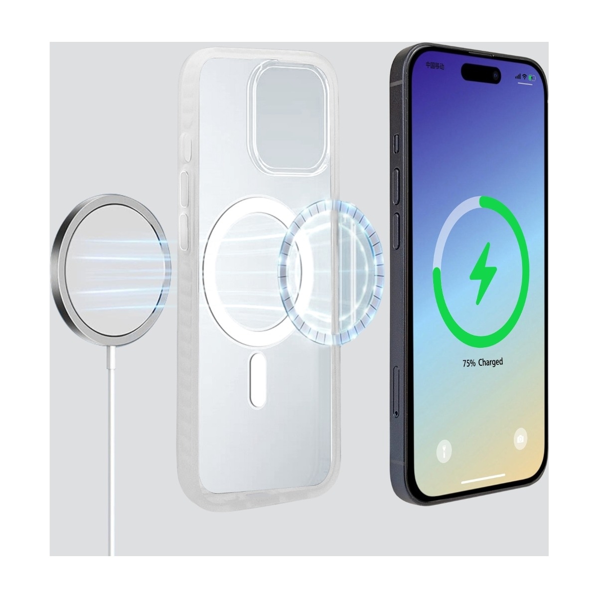By Kris iPhone 16 Drop Cover MagSafe, gennemsigtigt billede 4