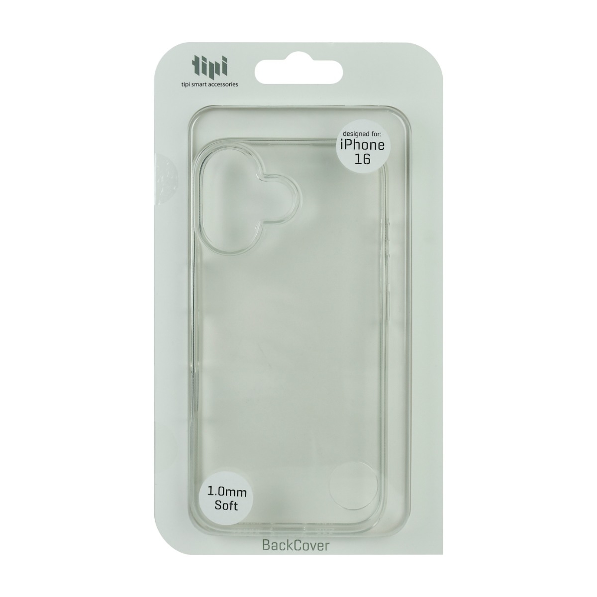 Tipi Backcover 1.0 iPhone 16 Cover, gennemsigtigt billede 4
