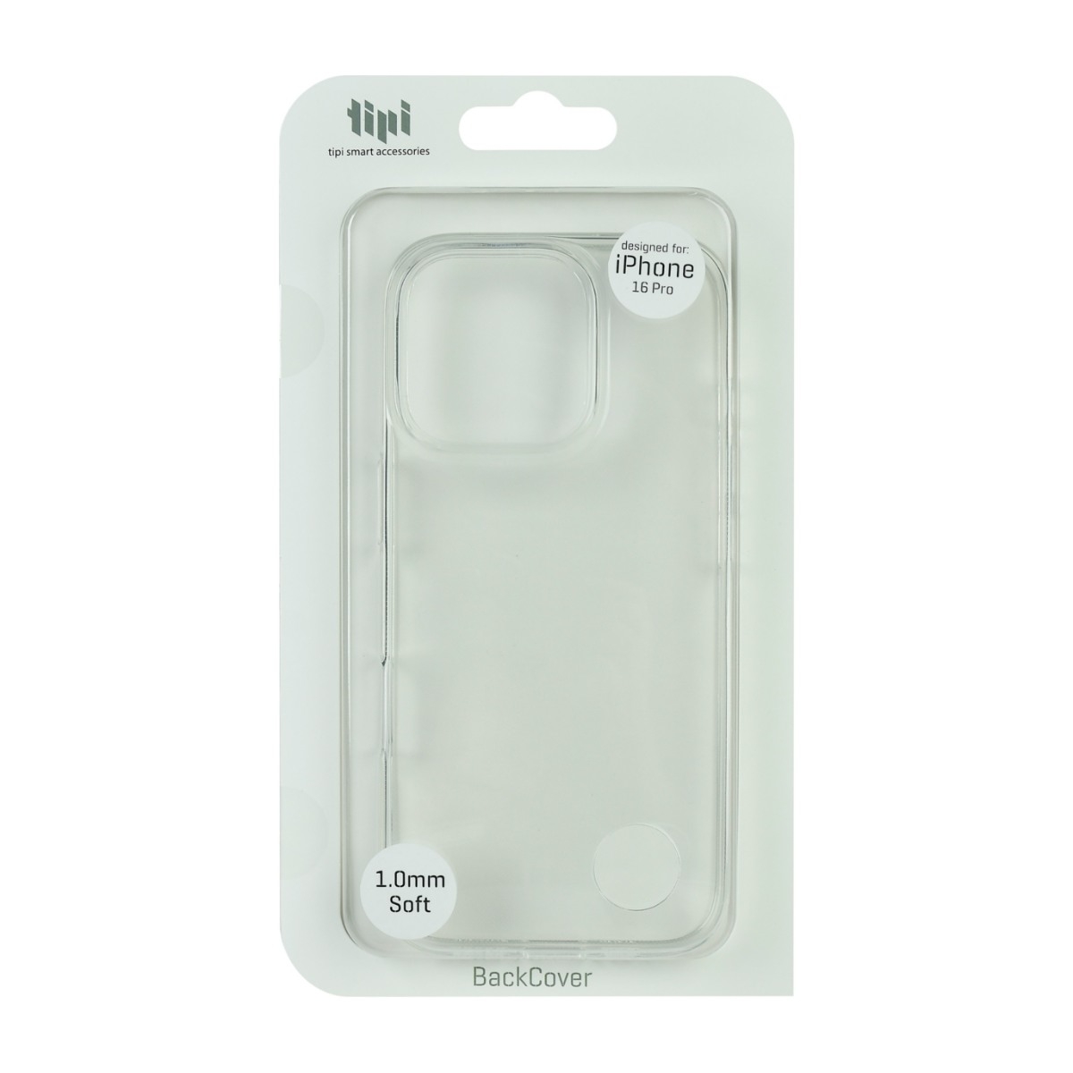 Tipi Backcover 1.0 iPhone 16 Pro Cover, gennemsigtigt billede 4