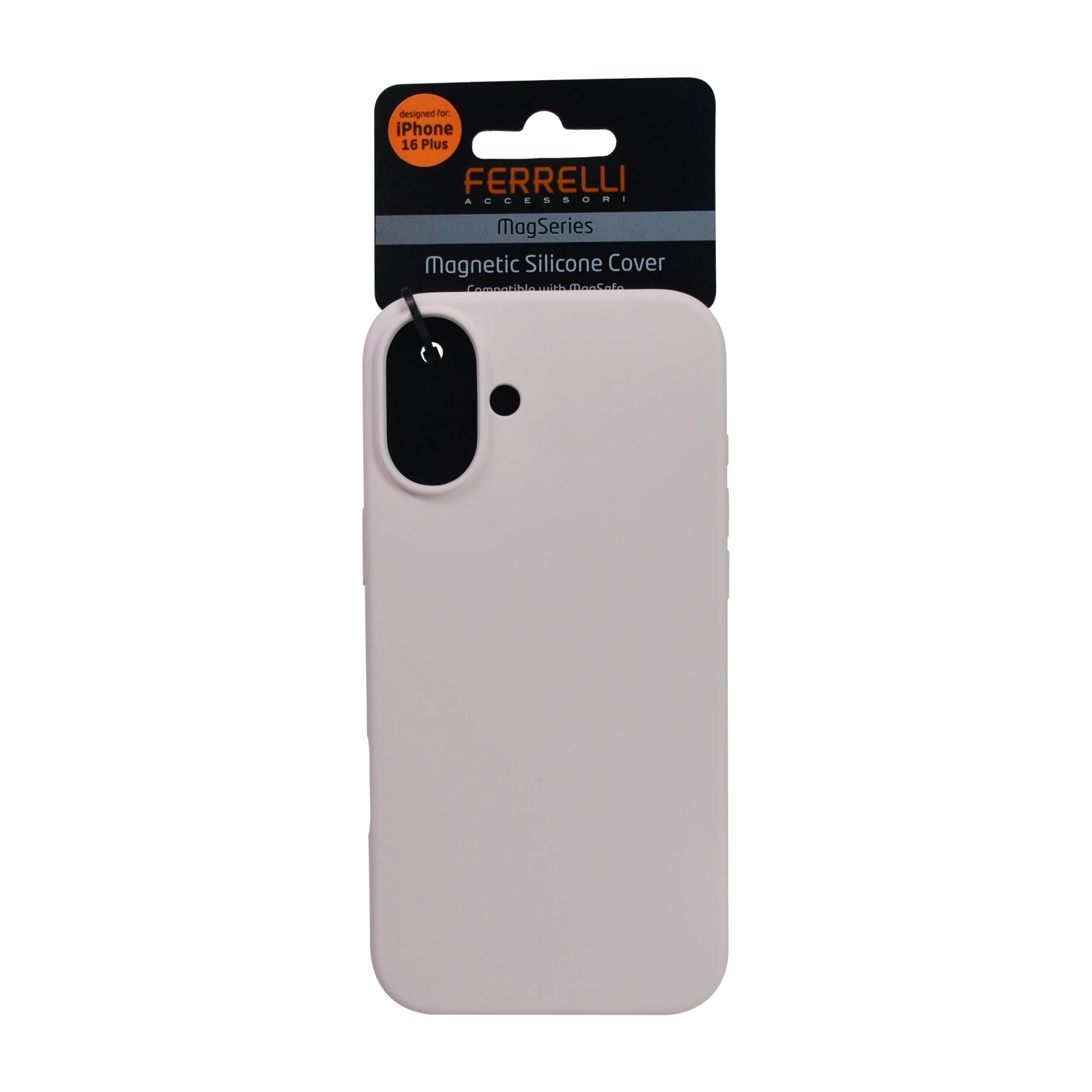 Ferrelli iPhone 16 Pro magnetisk Liquid silikone-cover, lyserød billede 4