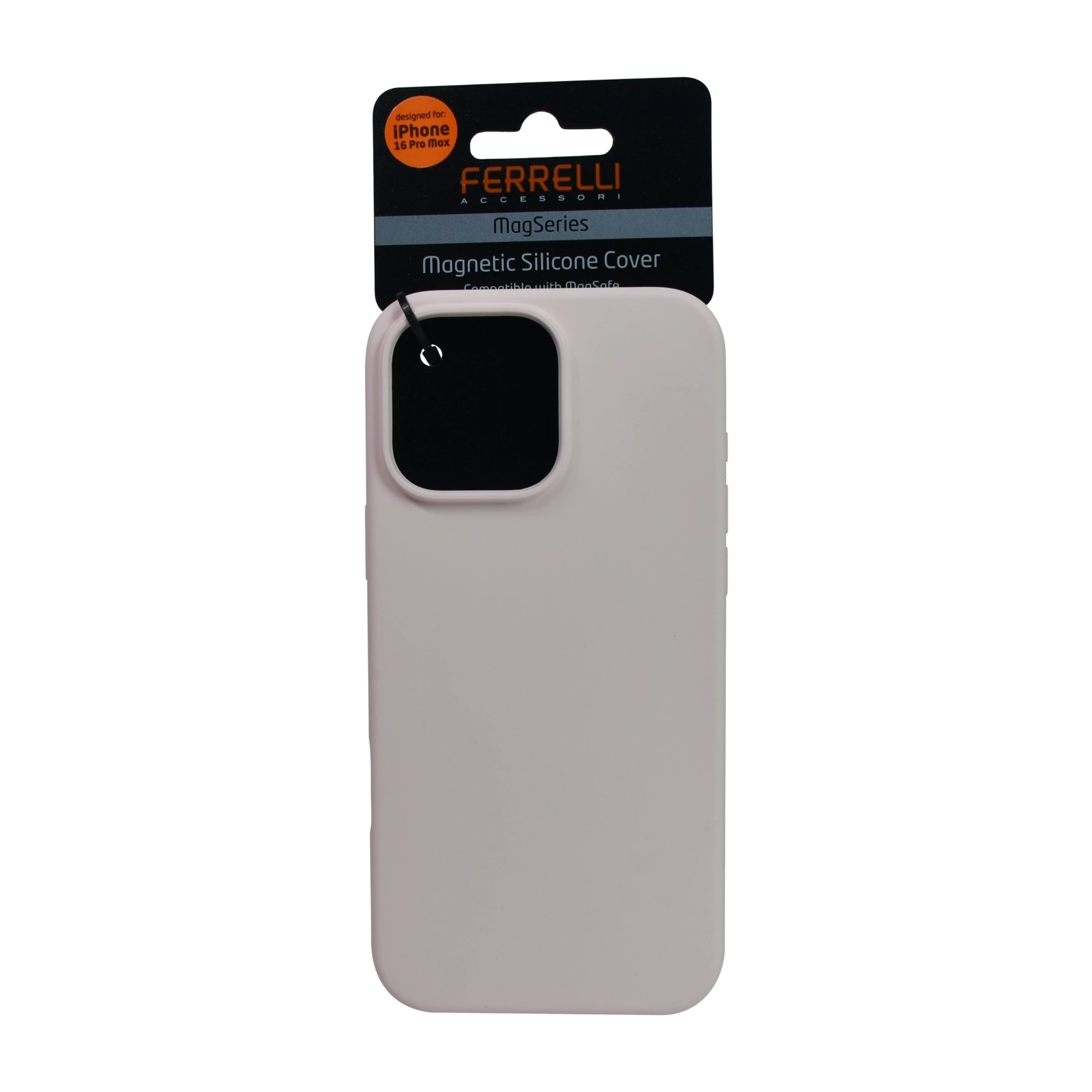 Ferrelli iPhone 16 Pro Max magnetisk Liquid silikone-cover, lyserød billede 4