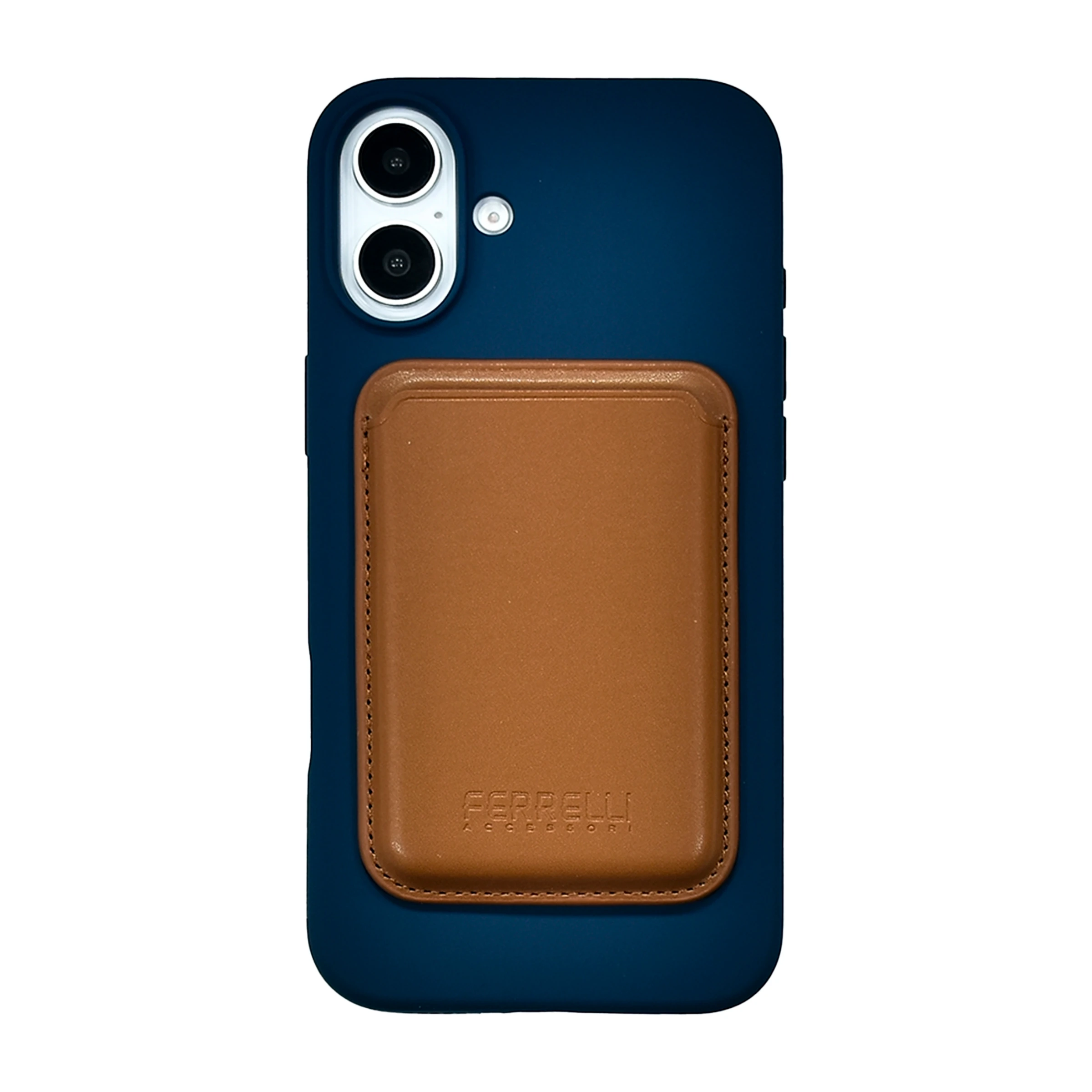 Ferrelli iPhone 16 Pro magnetisk Liquid silikone-cover, blå billede 3