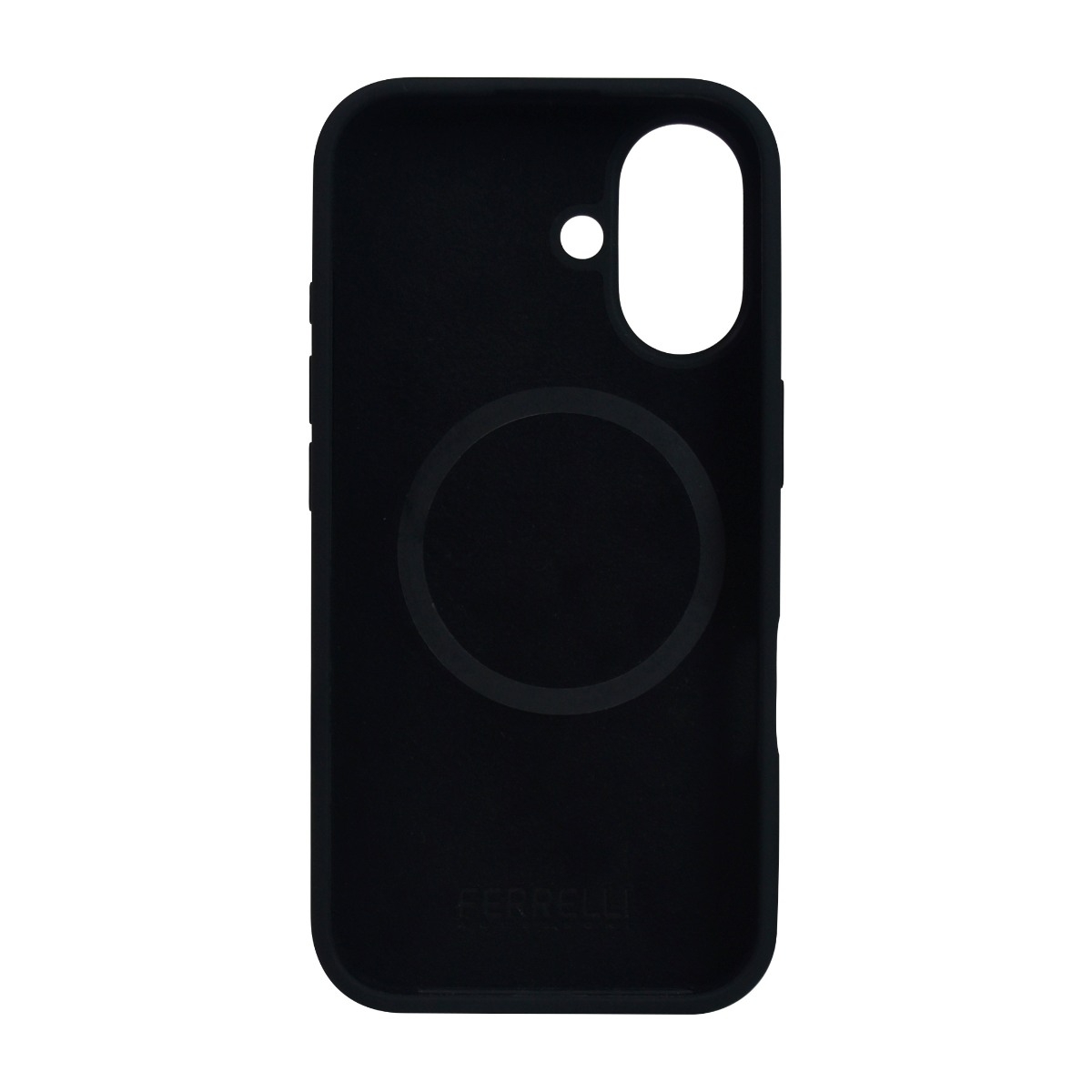 Ferrelli iPhone 16 magnetisk Liquid silikone-cover, sort billede 3