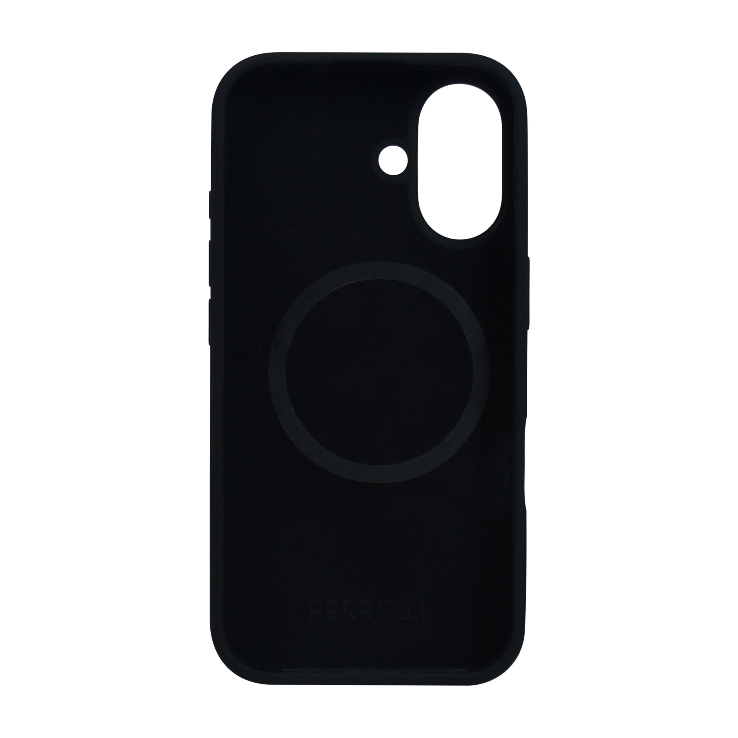 Ferrelli iPhone 16 magnetisk Liquid silikone-cover, sort billede 2