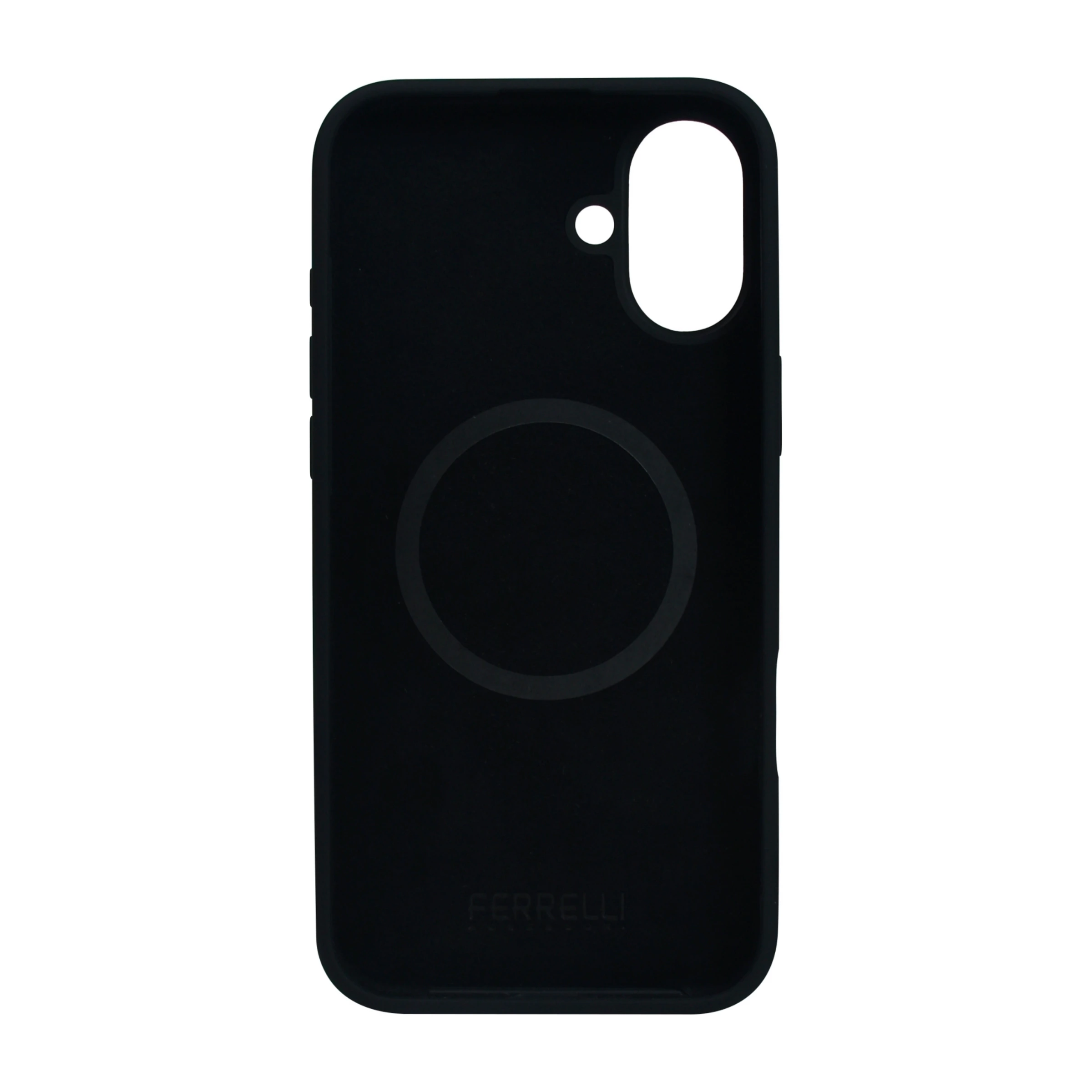 Ferrelli iPhone 16 Plus magnetisk Liquid silikone-cover, sort billede 3