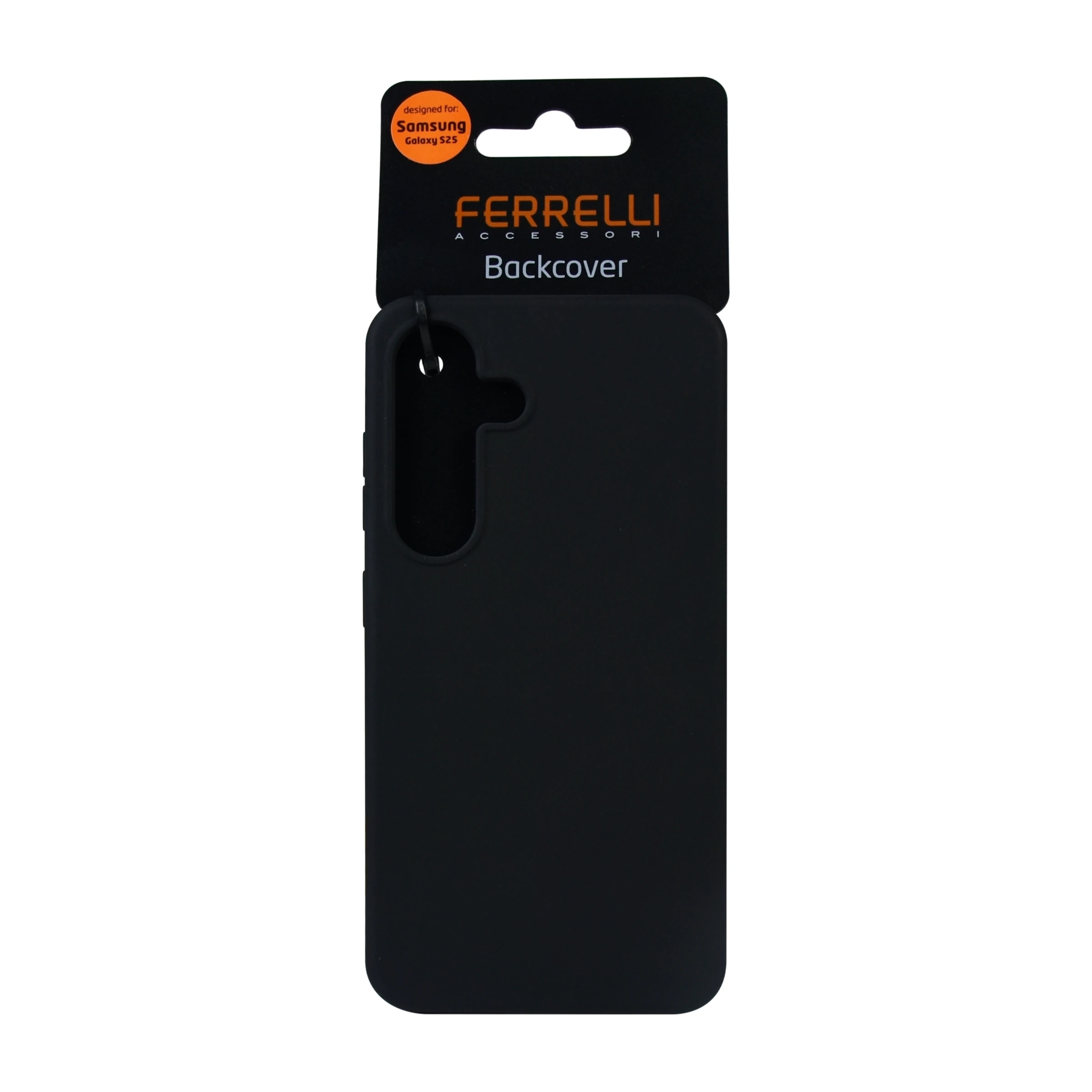 Ferrelli Samsung Galaxy S25 Liquid silikone cover, sort billede 4