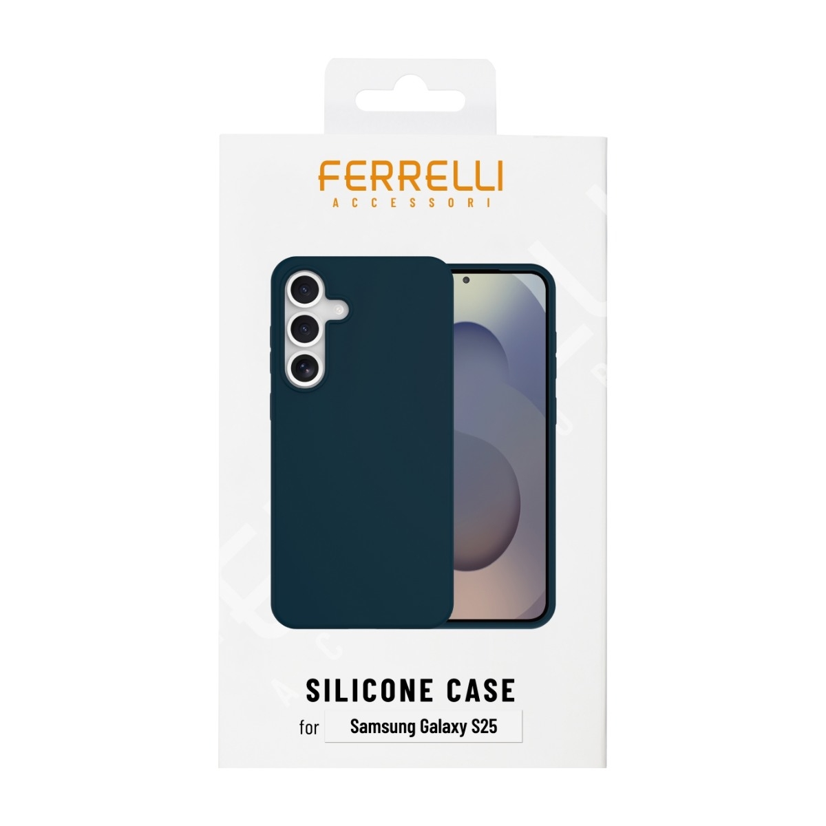 Ferrelli Samsung Galaxy S25 Liquid silikone cover, blå billede 4