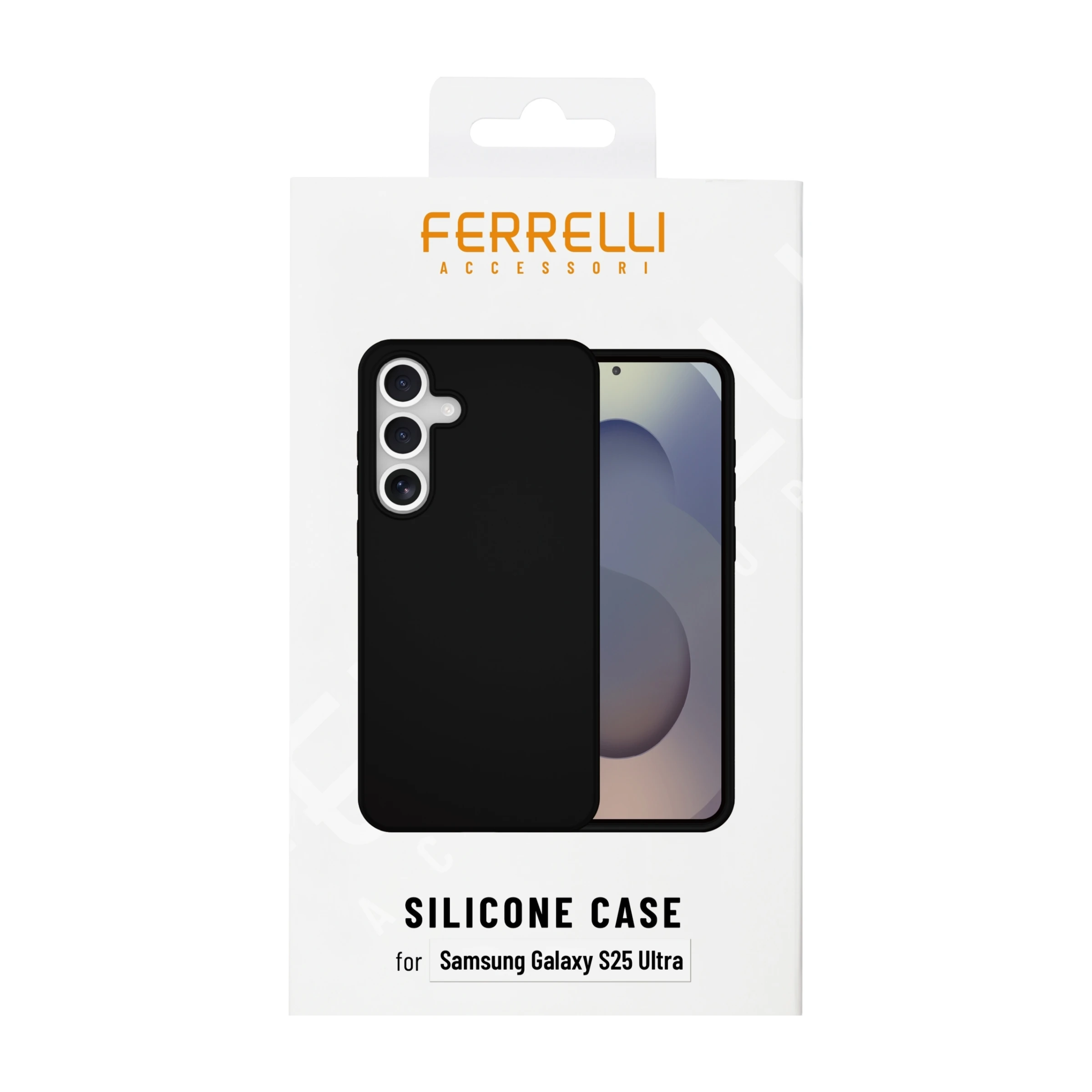 Ferrelli Samsung Galaxy S25 Ultra Liquid silikone cover, sort billede 3