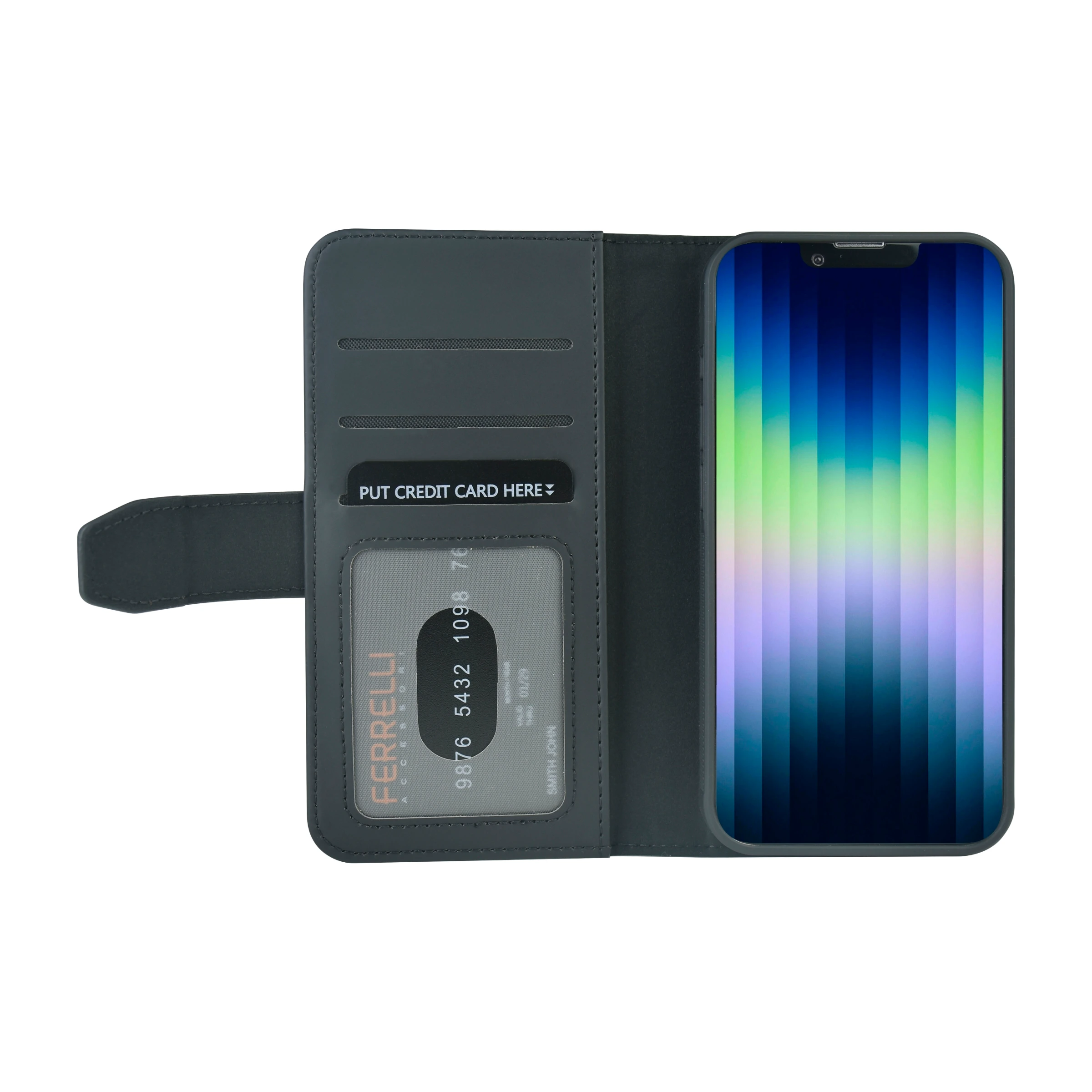 Ferrelli iPhone 17e/16e Duo Flip cover, sort billede 4