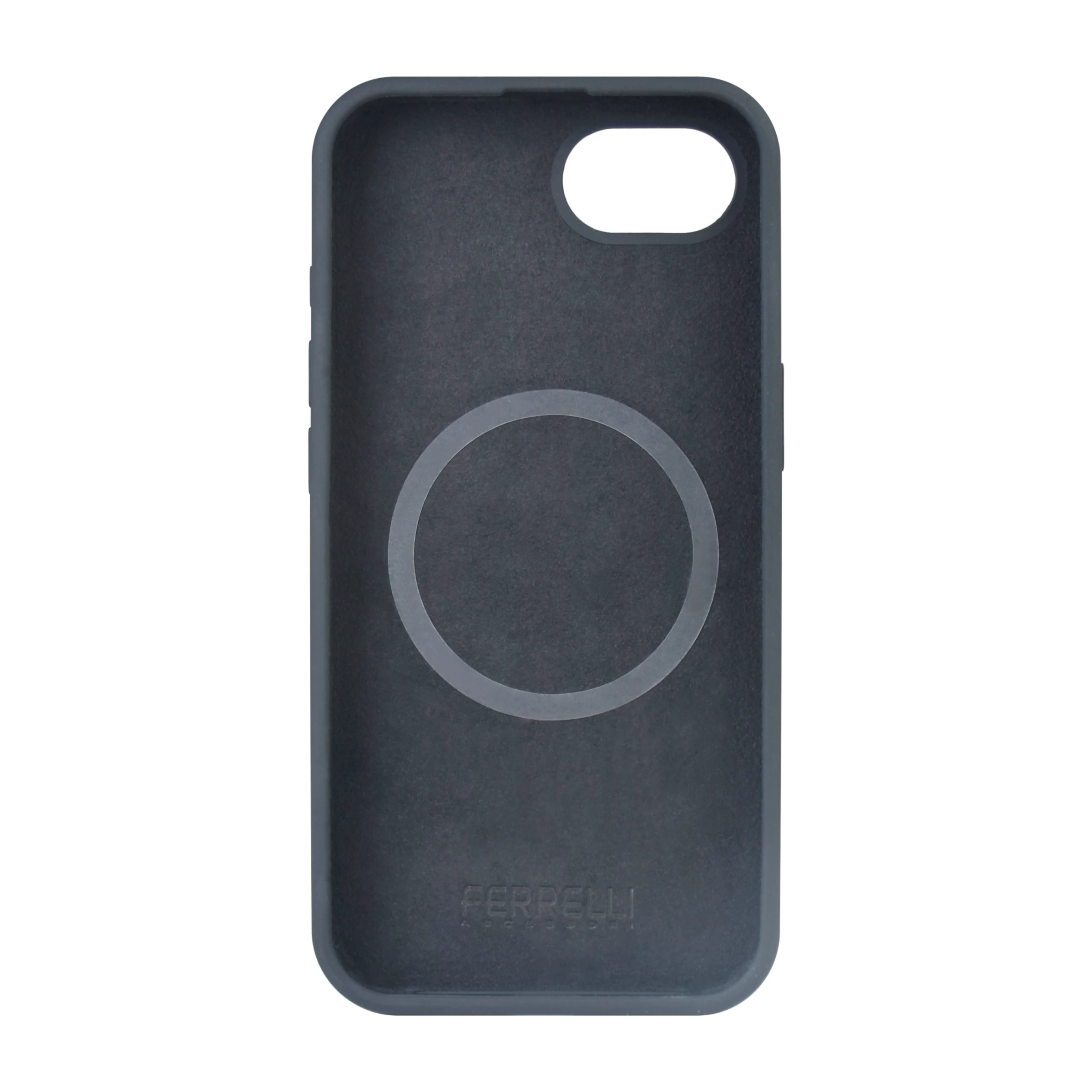 Ferrelli iPhone 17e/16e magnetisk Liquid silikone-cover, sort billede 3
