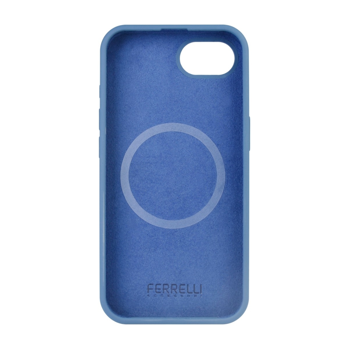 Ferrelli iPhone 17e/16e magnetisk Liquid silikone-cover, blå billede 3