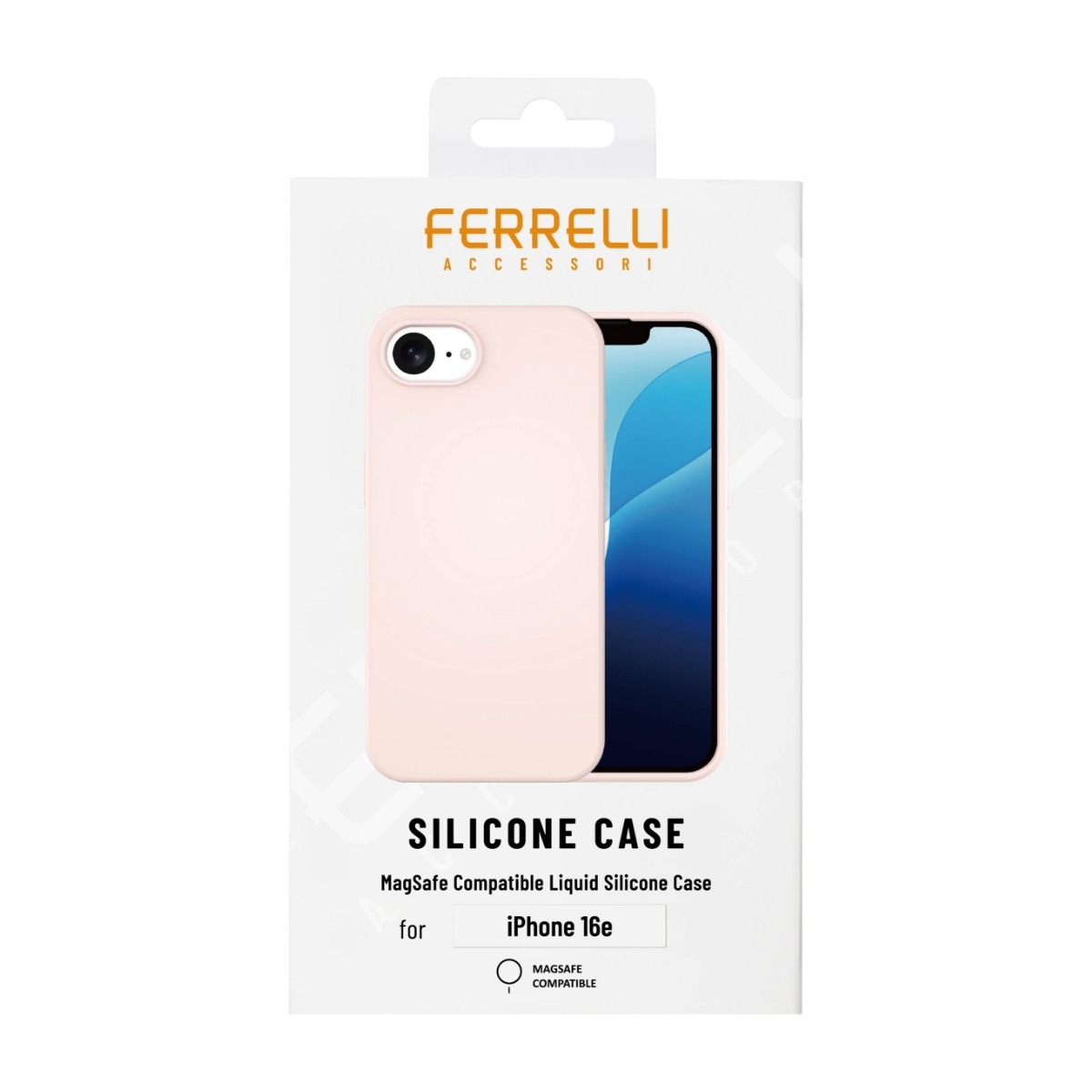Ferrelli iPhone 17e/16e magnetisk Liquid silikone-cover, lyserød billede 4