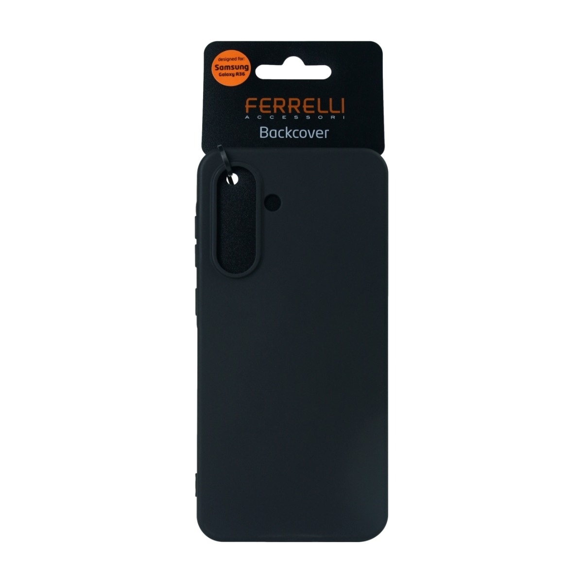 Ferrelli Samsung Galaxy A36 silikon-etui, sort billede 3