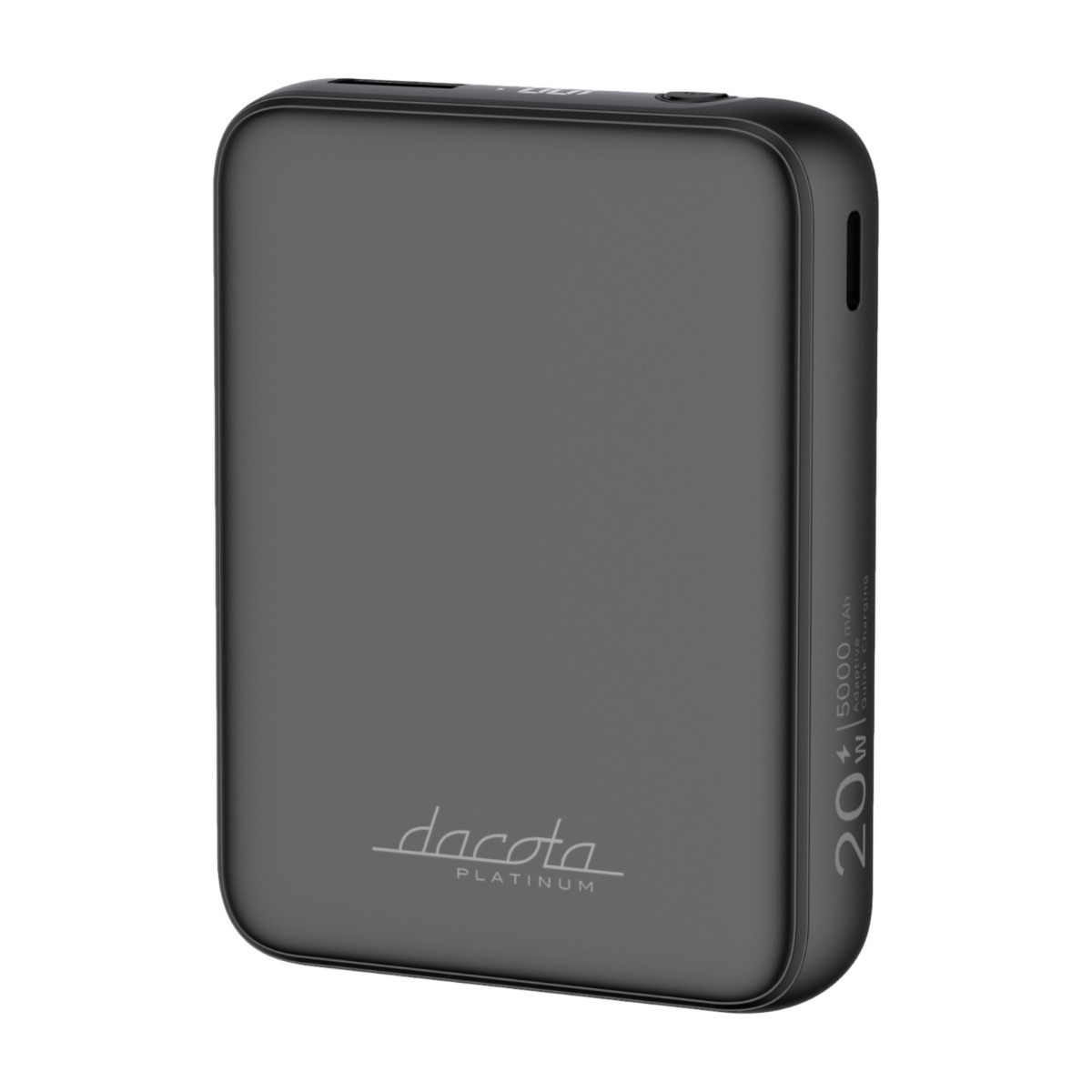 Dacota Platinum AM5 20 W powerbank 5000 mAh, sort billede 1