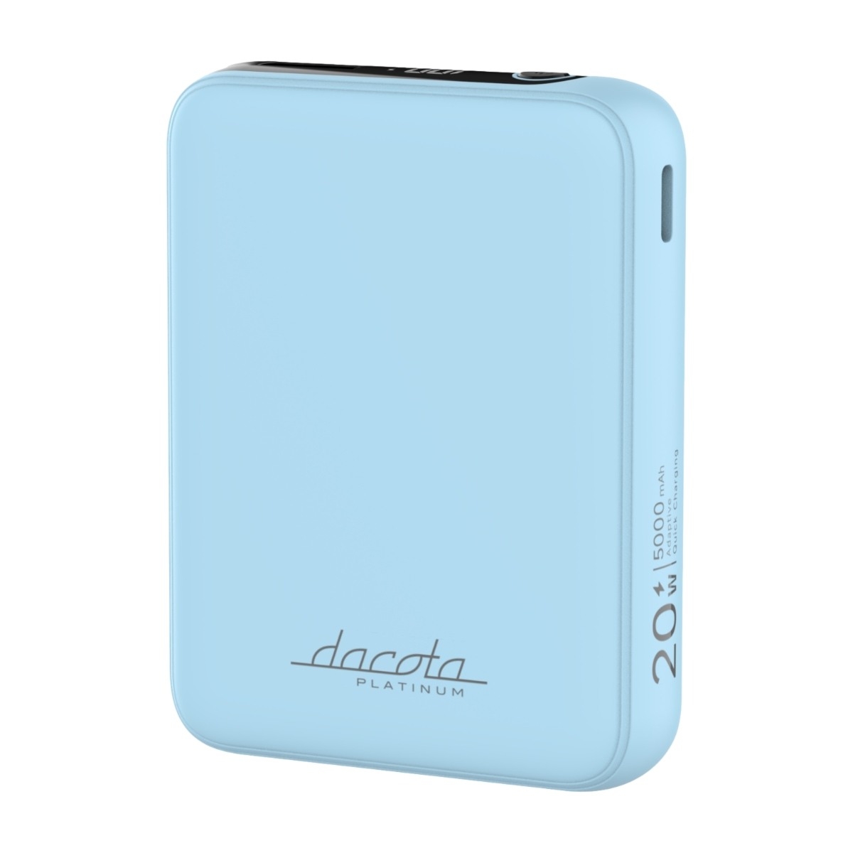 Dacota Platinum AM5 20 W powerbank 5000 mAh, blå billede 1