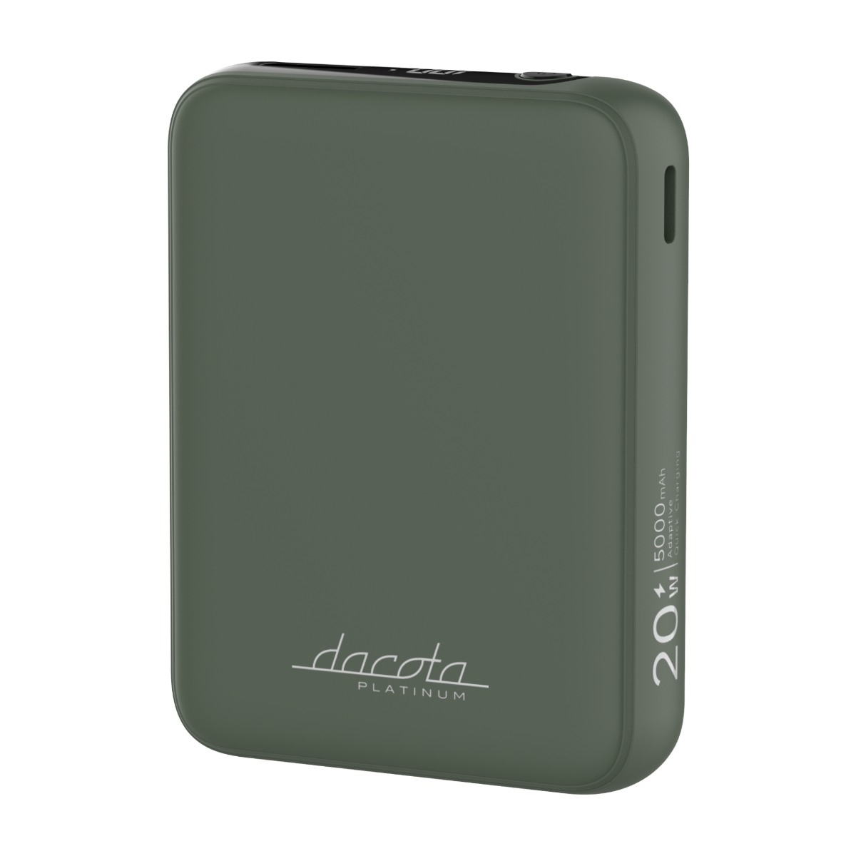 Dacota Platinum AM5 20 W powerbank 5000 mAh, grøn billede 1