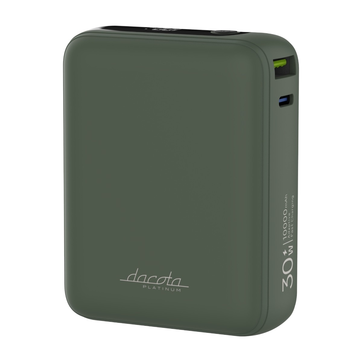 Dacota Platinum AM10 30 W powerbank 10 000 mAh, grøn billede 1