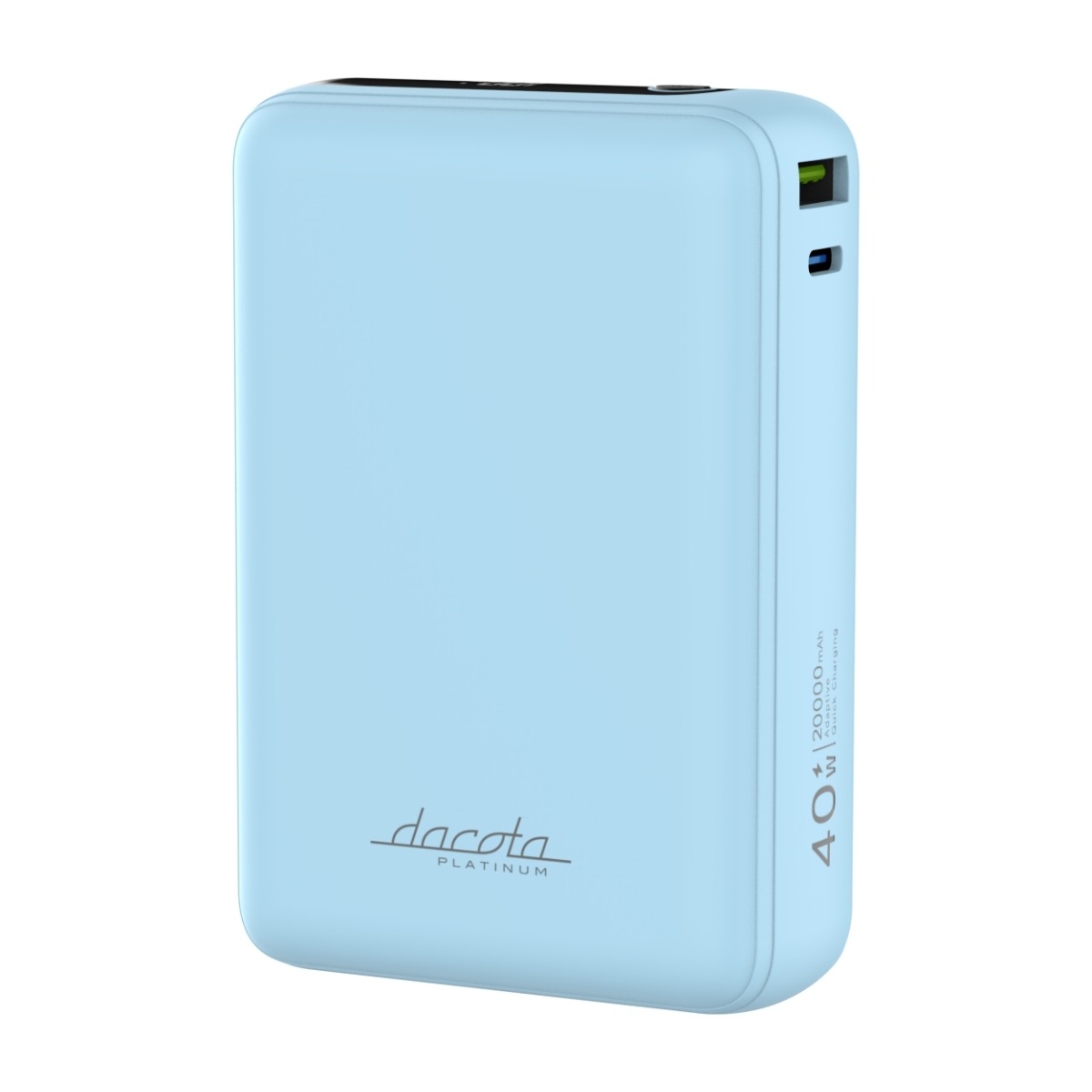 Dacota Platinum AM20 40 W powerbank 20 000 mAh, blå billede 1