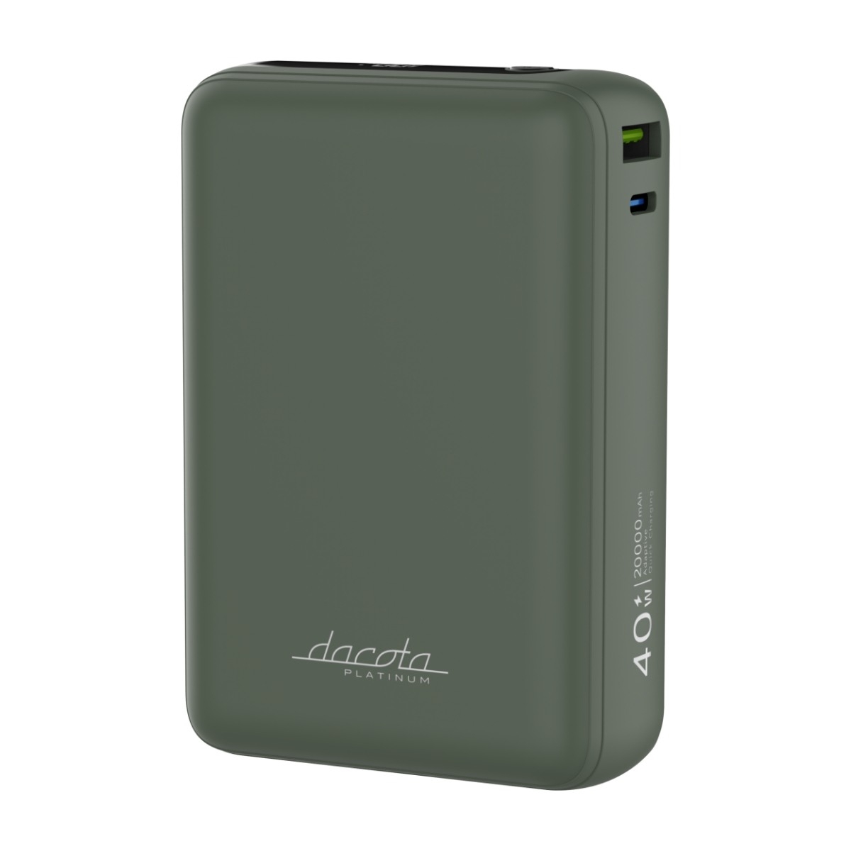 Dacota Platinum AM20 40 W powerbank 20.000 mAh, grøn billede 1