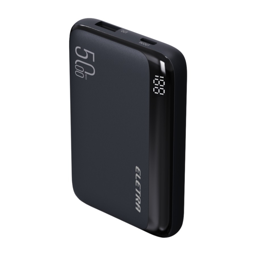 Eletra P5 powerbank 5000 mAh, sort billede 2
