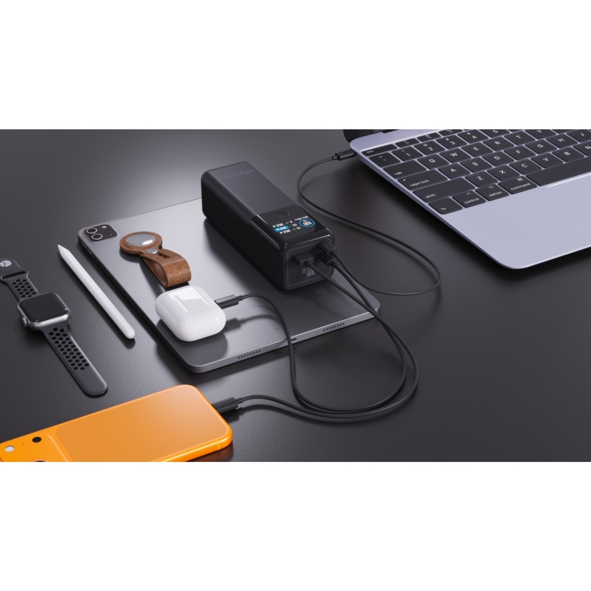 Dacota Platinum 140W Powerbank 27.000 mAh, sort billede 4