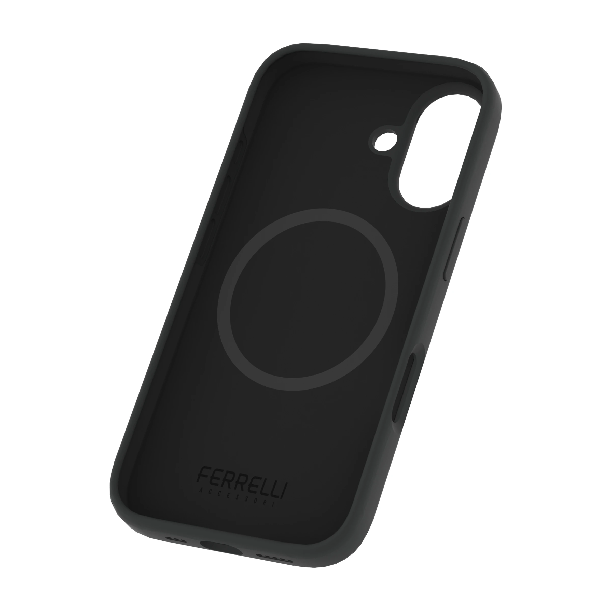 Ferrelli iPhone 17 magnetisk Liquid silikone-cover, sort billede 4
