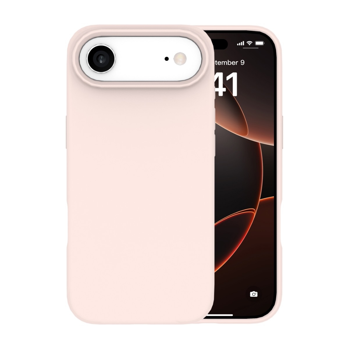 Ferrelli iPhone Air magnetisk Liquid silikone-cover, lyserød billede 3