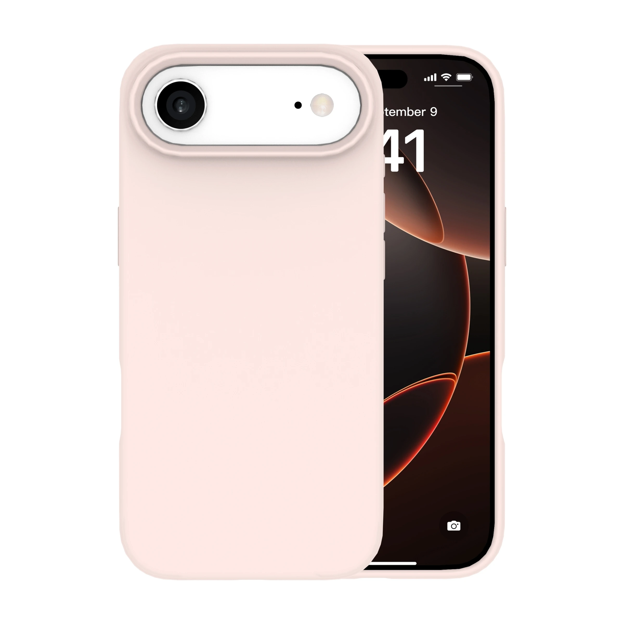 Ferrelli iPhone Air magnetisk Liquid silikone-cover, lyserød billede 2