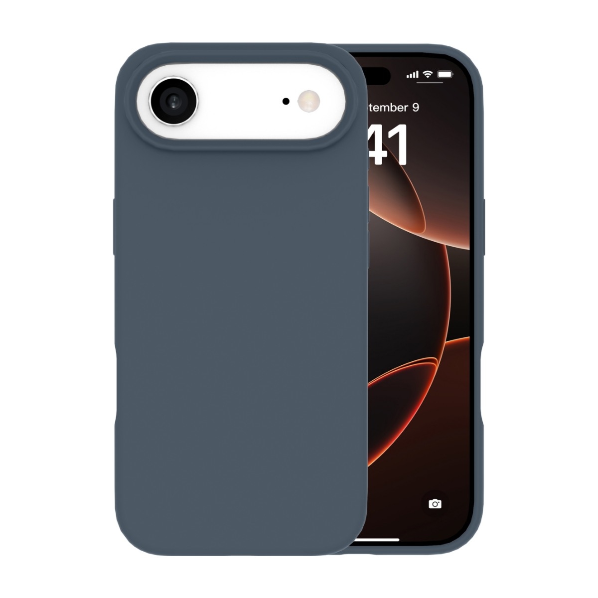 Ferrelli iPhone Air magnetisk Liquid silikone-cover, blå billede 2