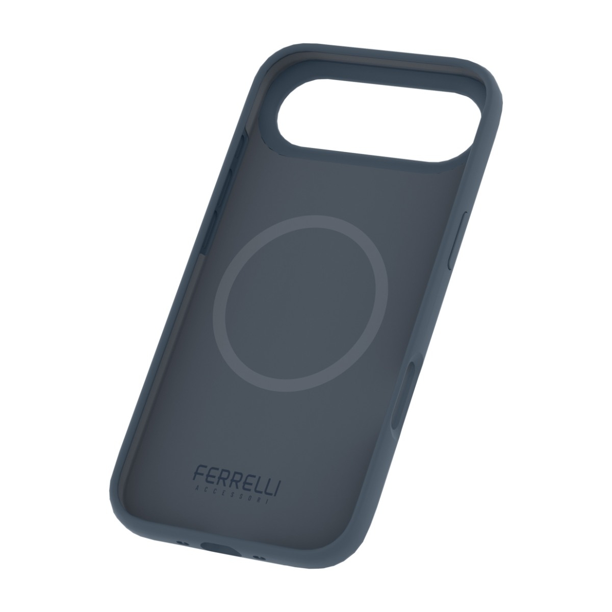 Ferrelli iPhone Air magnetisk Liquid silikone-cover, blå billede 4