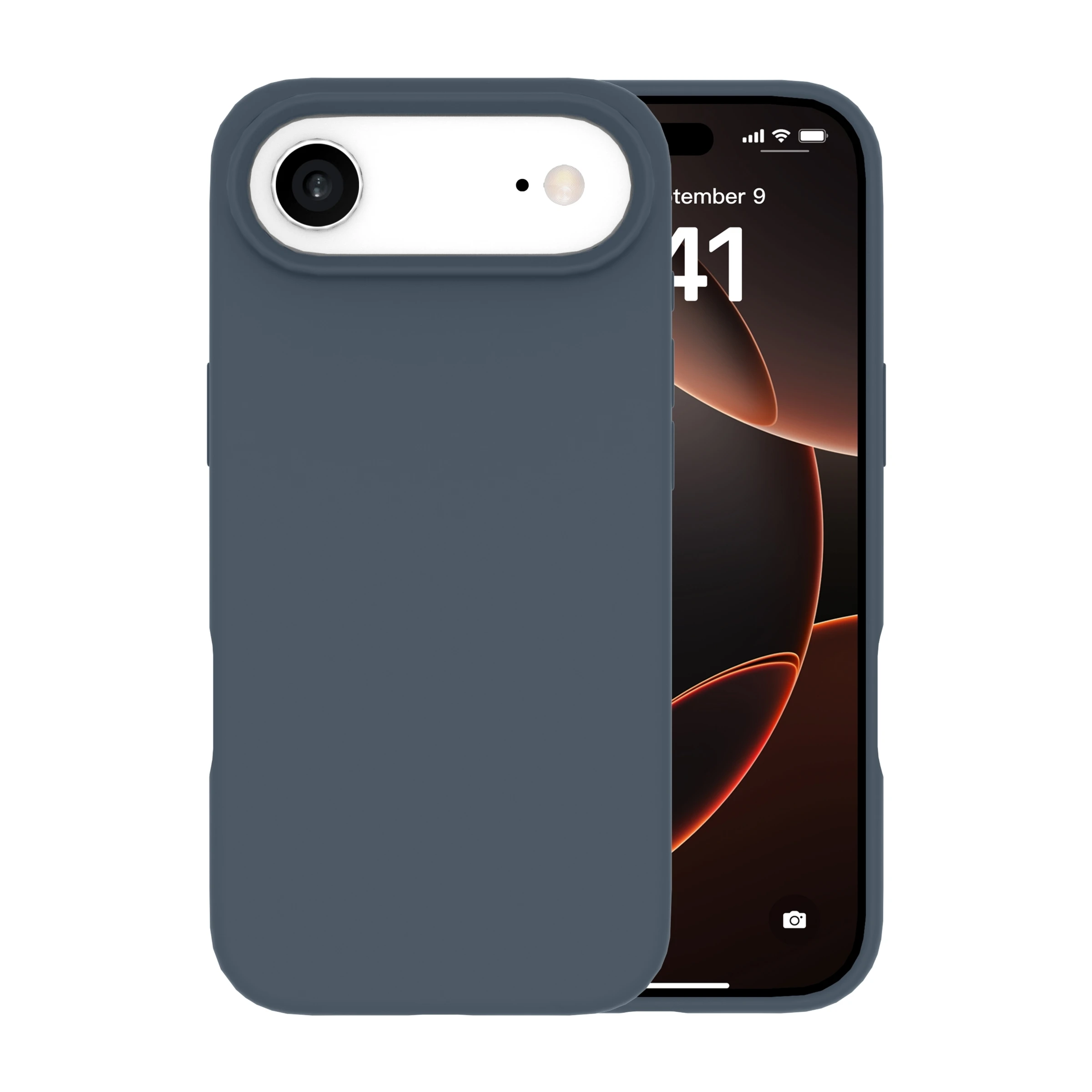 Ferrelli iPhone Air magnetisk Liquid silikone-cover, blå billede 3