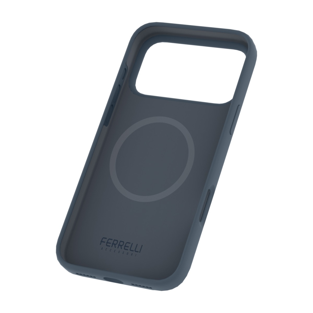 Ferrelli iPhone 17 Pro Max magnetisk Liquid silikone-cover, blå billede 4