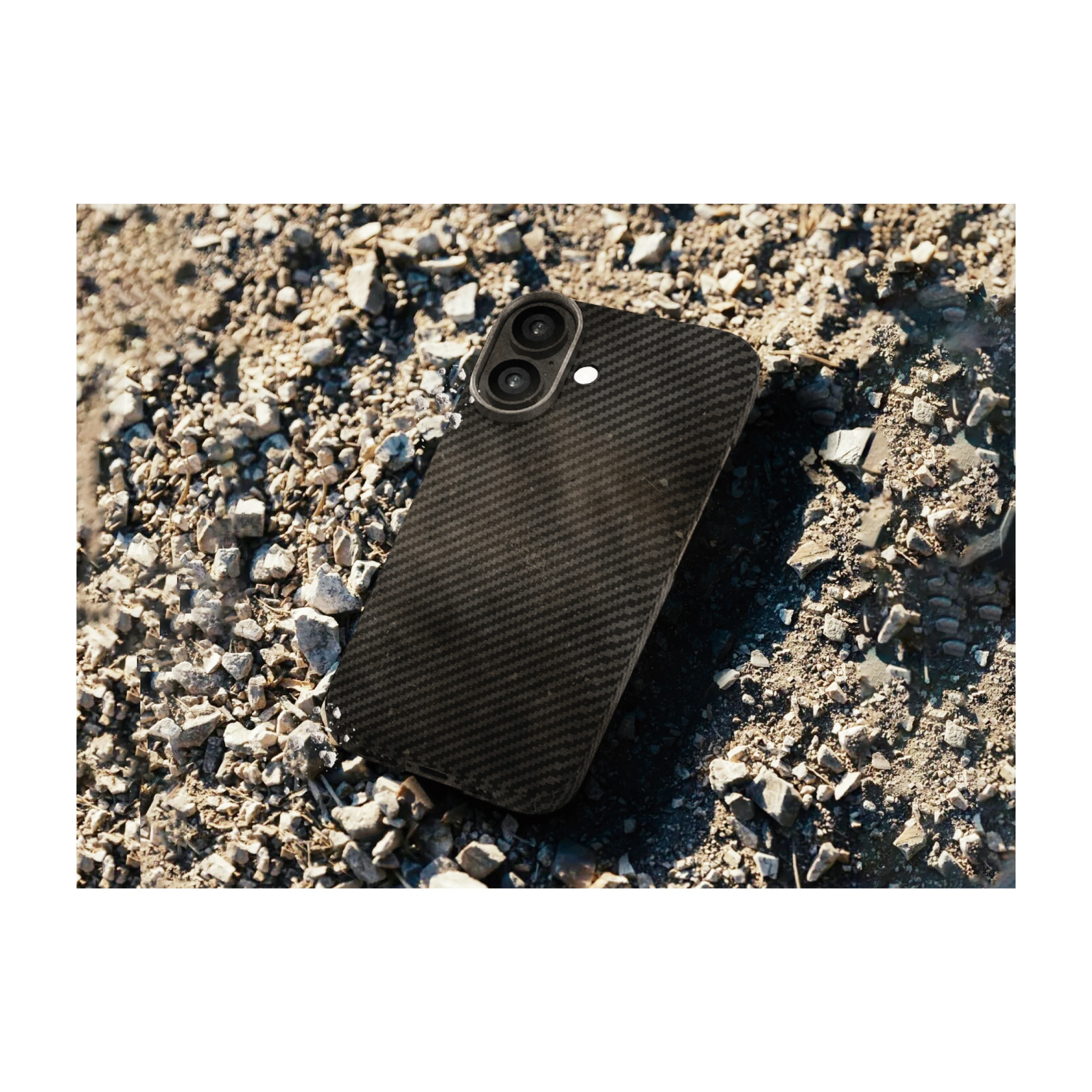 Ferrelli iPhone 17 Kevlar Case Mag MagSafe-kompatibelt slankt kevlar cover, sort billede 4