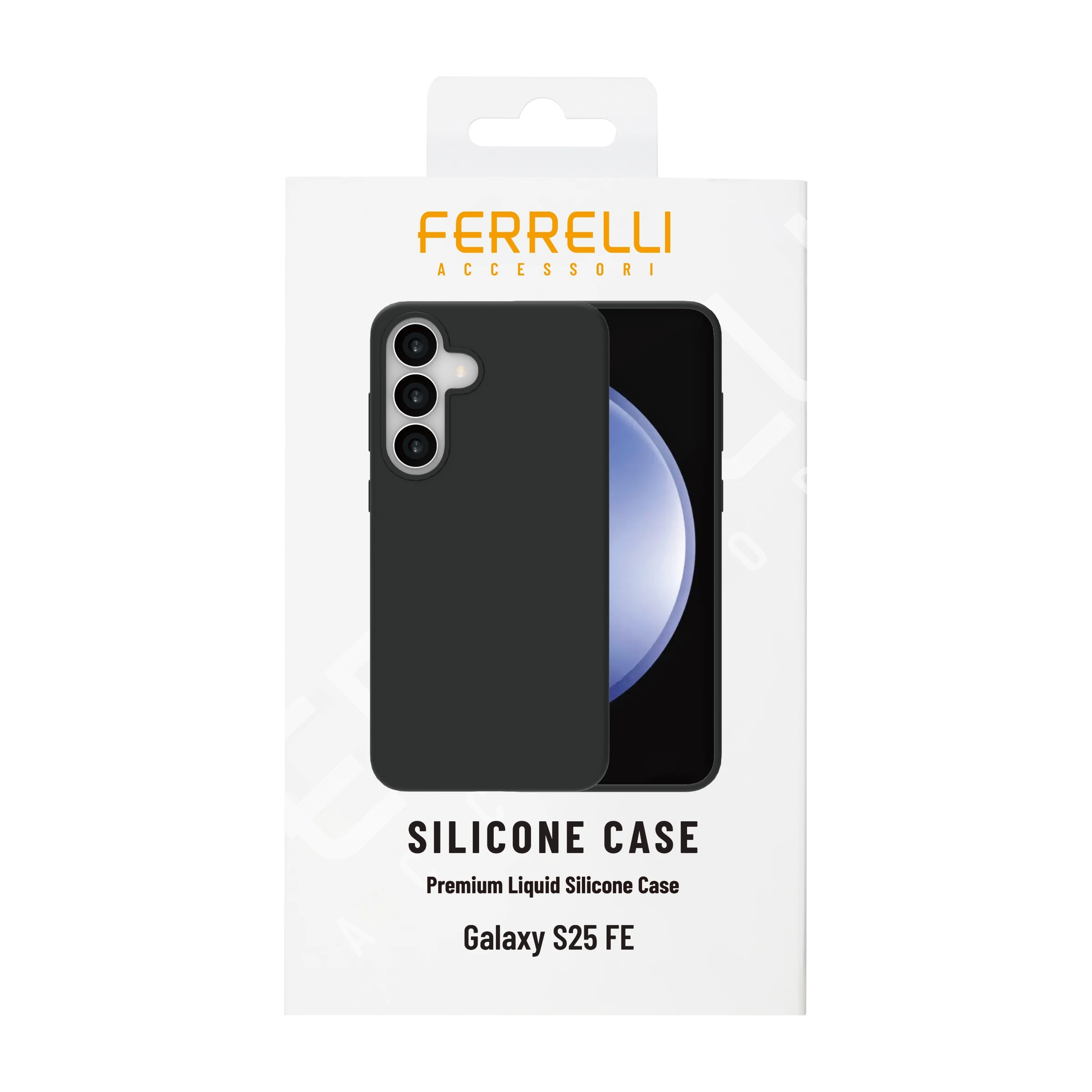 Ferrelli silikone-etui Samsung Galaxy S25 FE, sort billede 4