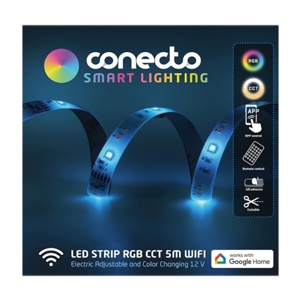 Conecto RGBW LED-lyskæde, 5 m billede 1