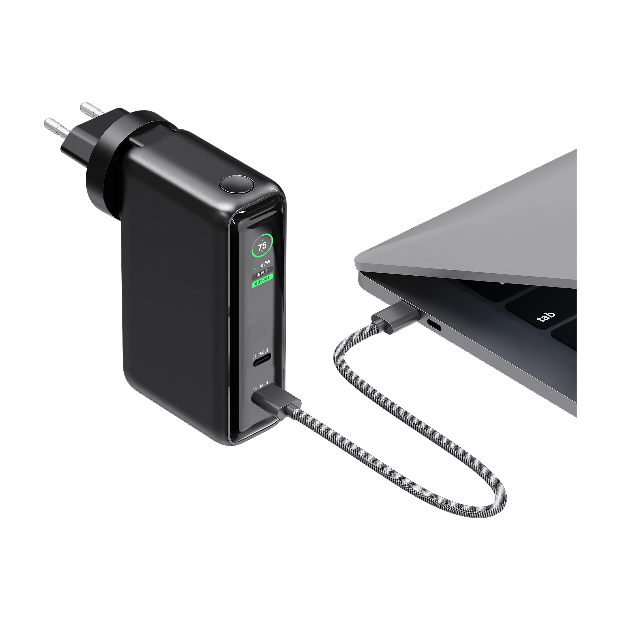 Dacota Platinum 67 W powerbank-oplader, 10000 mAh billede 3