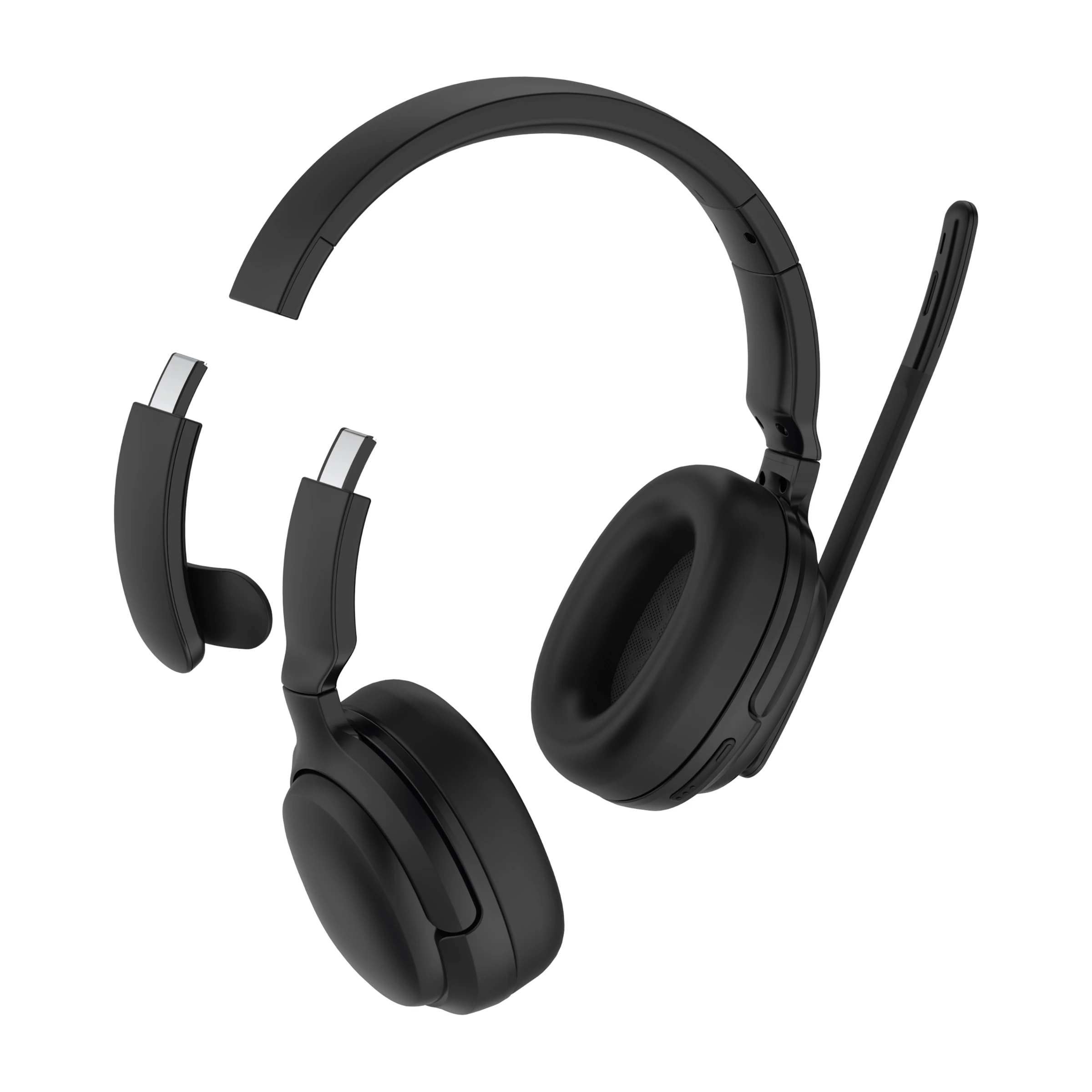 Dacota Platinum ProX Series H11 trådløst headset, sort billede 2