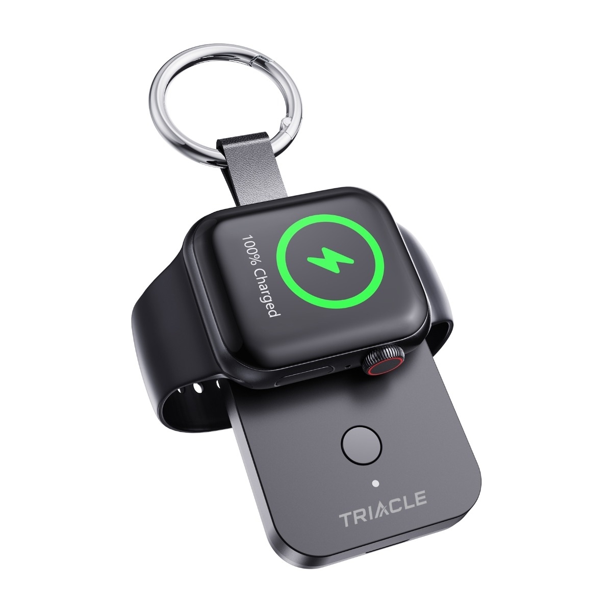 Triacle Apple Watch powerbank 1000 mAh, sort billede 2