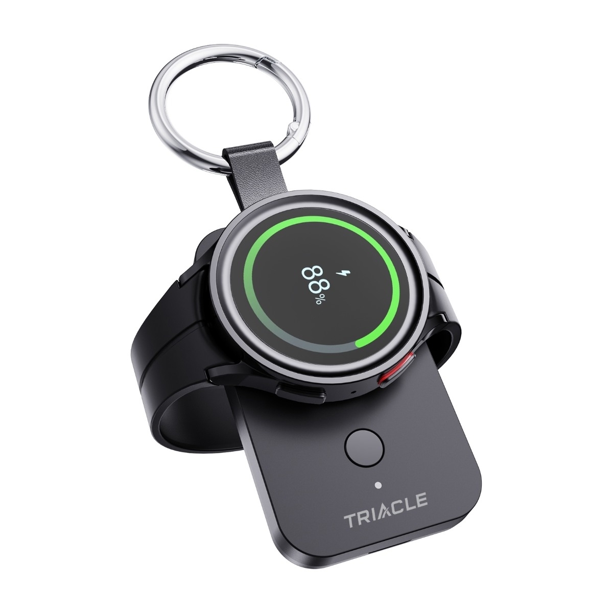 Triacle Samsung Galaxy Watch powerbank 1000 mAh, sort billede 2