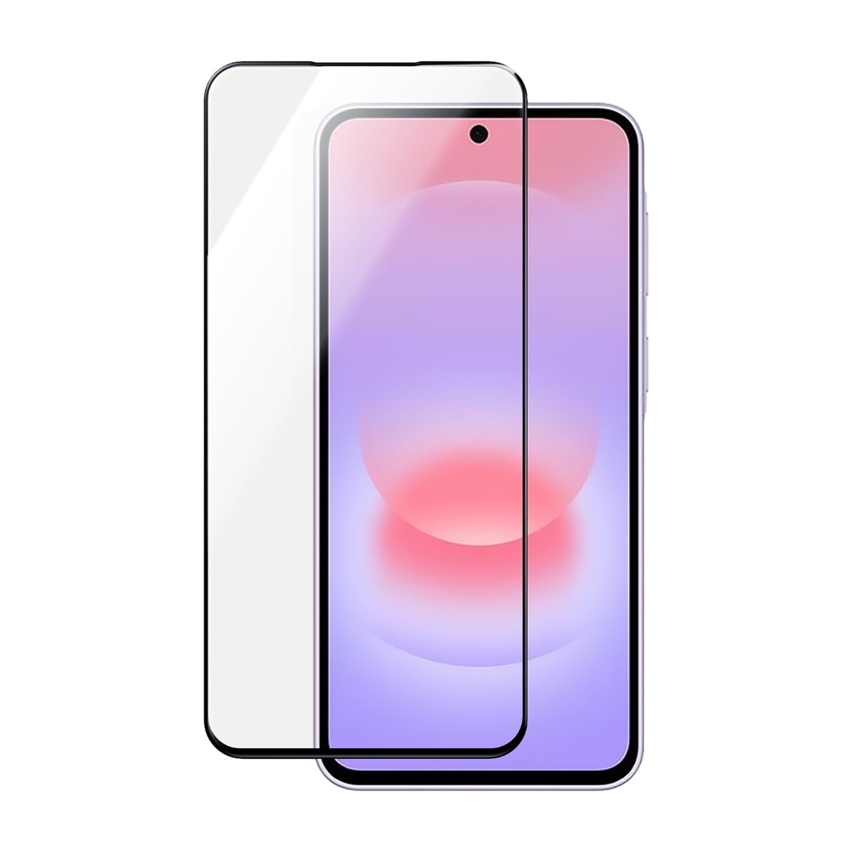 Dacota Platinum Samsung Galaxy A27 Tiger Glass skærmbeskytter, sort billede 1
