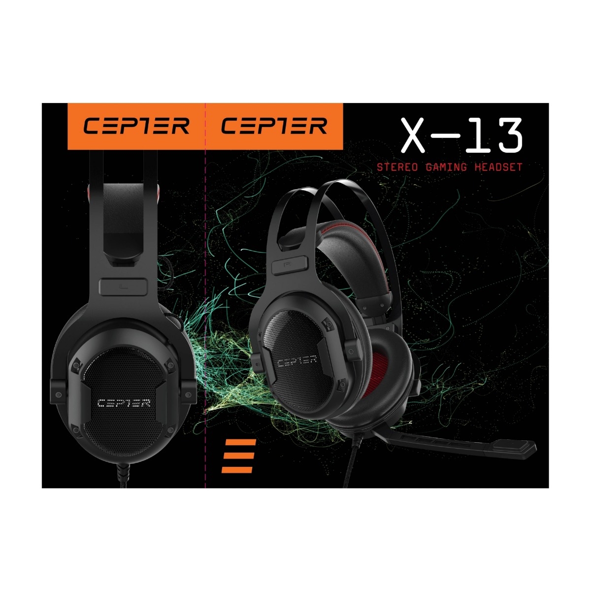 CEPTER X-13 STEREO GAMING-HEADSET billede 3