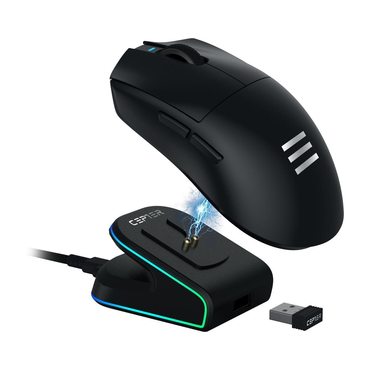 Cepter Neon Elite trådløs mus med opladningsdock billede 2
