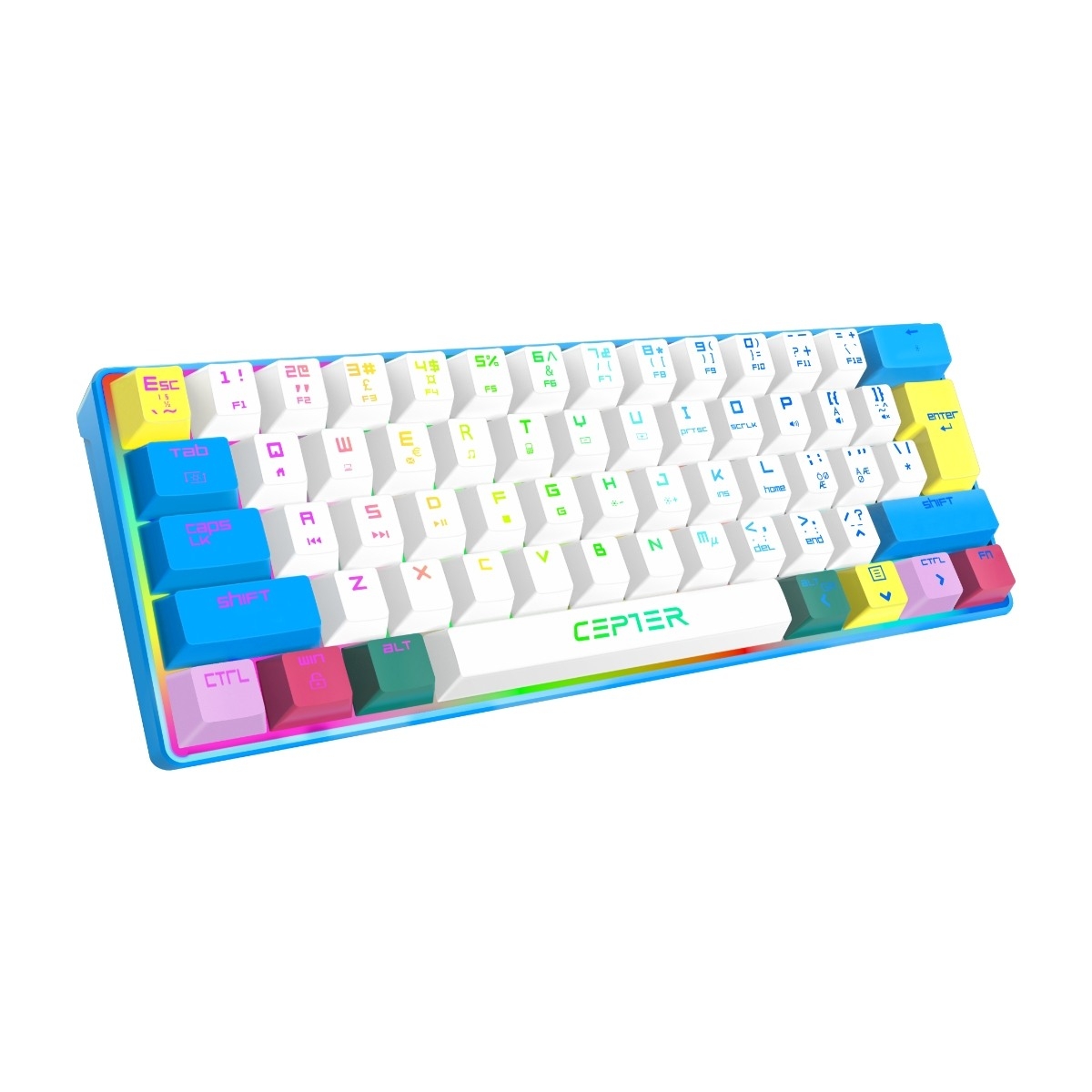 Cepter Khan Candy Mini gaming tastatur billede 2