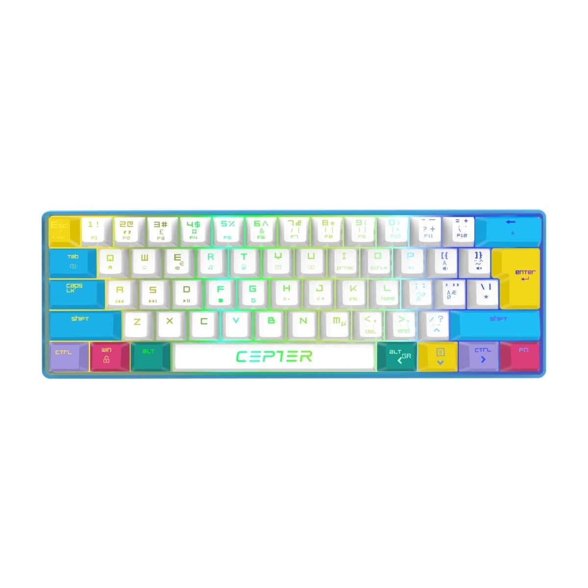 Cepter Khan Candy Mini gaming tastatur billede 1