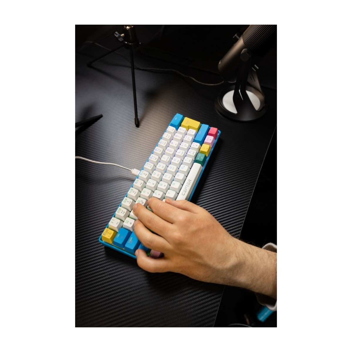 Cepter Khan Candy Mini gaming tastatur billede 4