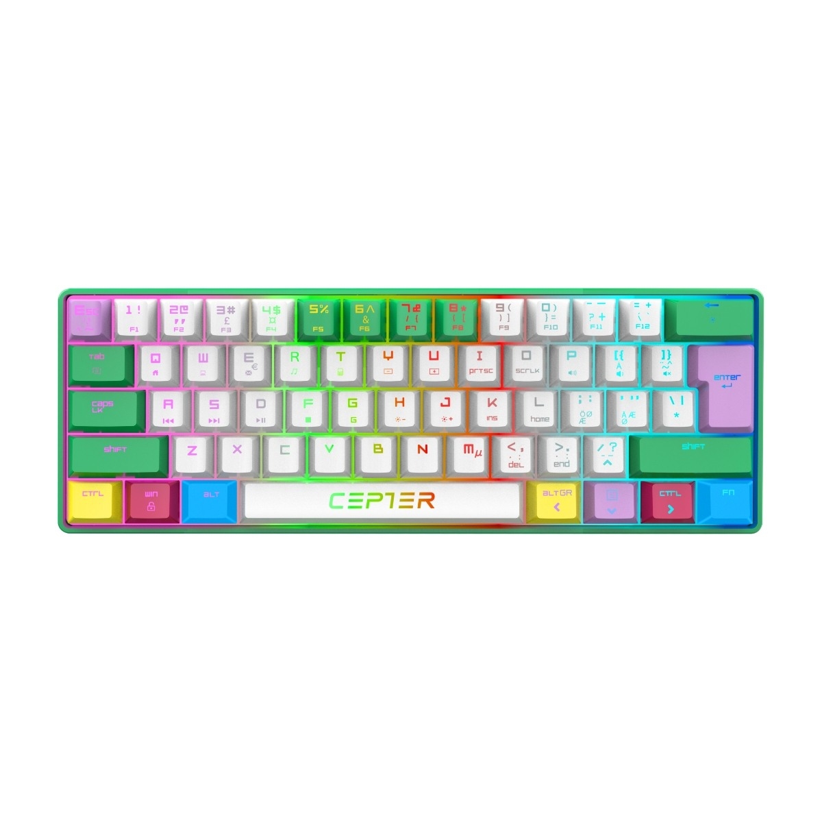 Cepter Khan Shadow Mini gaming tastatur billede 1