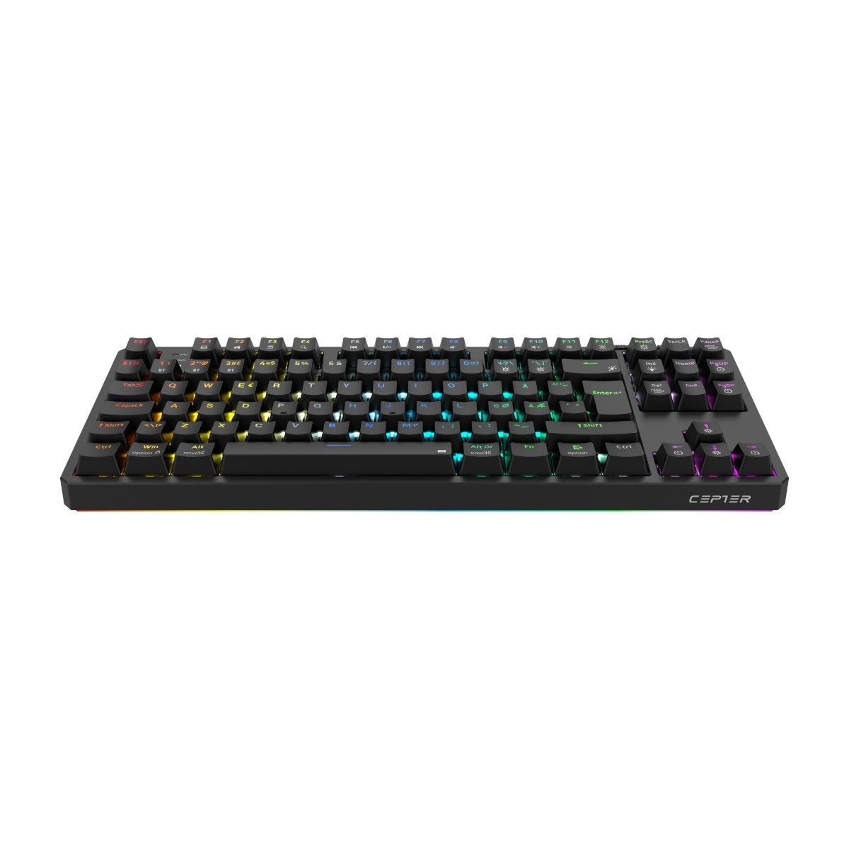 Cepter Cyclops Pro TKL trådløst gaming tastatur, sort billede 3