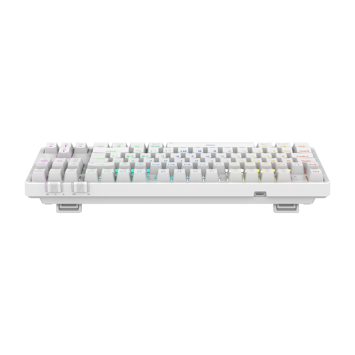 Cepter Cyclops Pro TKL trådløst gaming tastatur, hvid billede 4